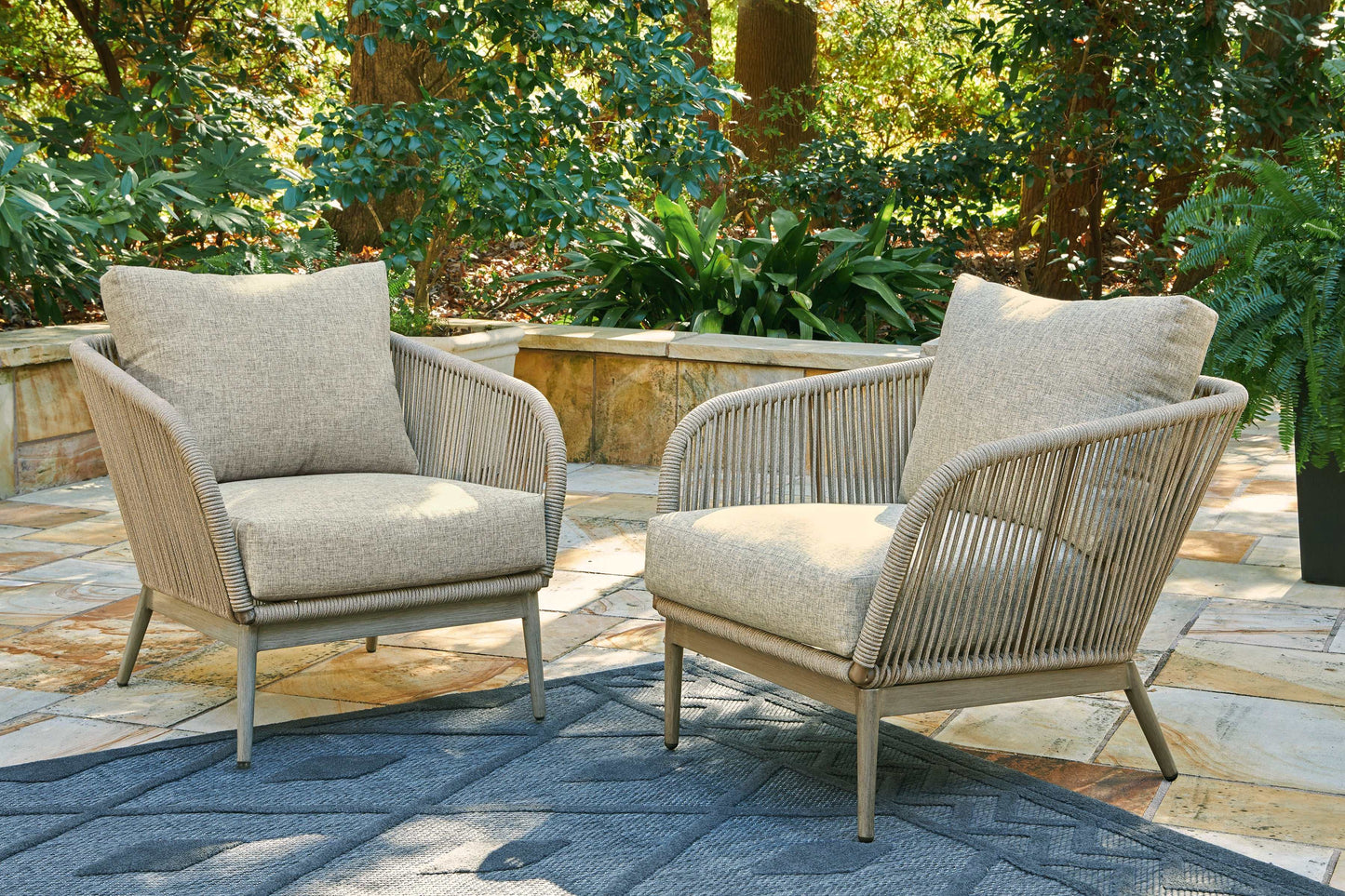 Swiss Valley Beige Outdoor Seating Groups