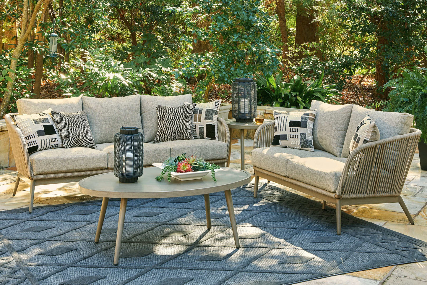 Swiss Valley Beige Outdoor Seating Groups