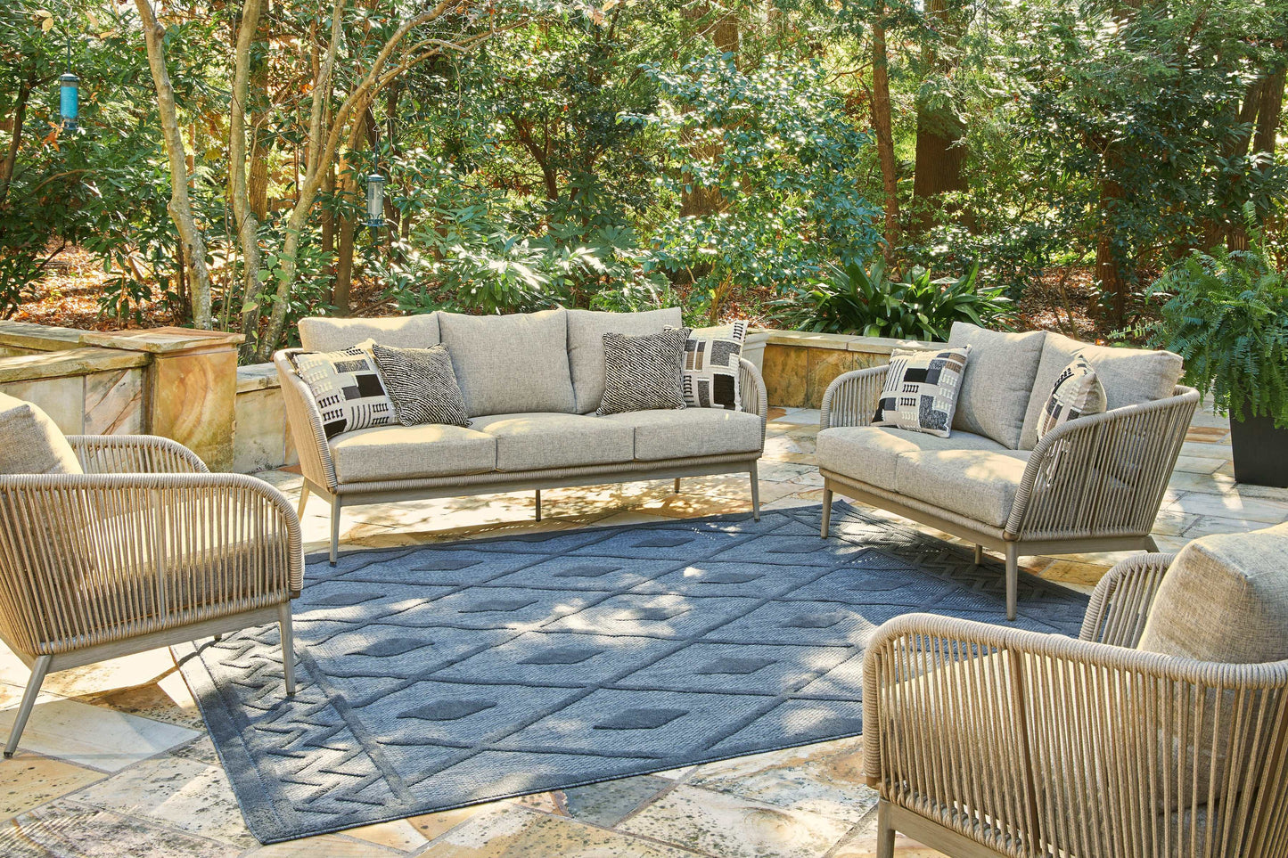 Swiss Valley Beige Outdoor Seating Groups