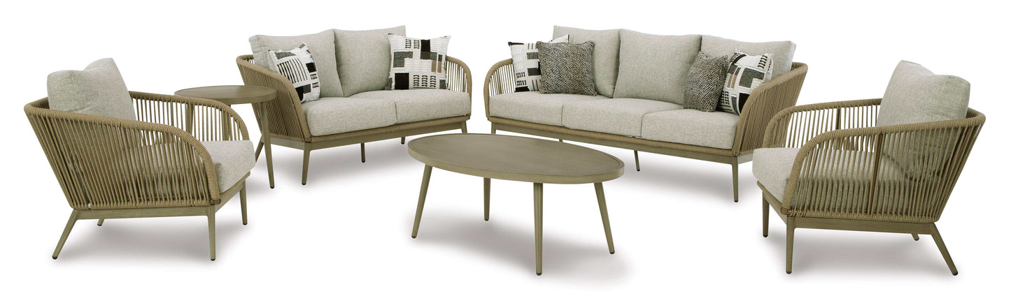 Swiss Valley Beige Outdoor Seating Groups