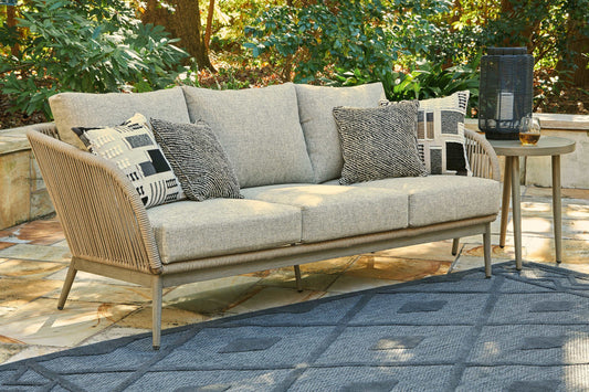 Swiss Valley Beige Outdoor Sofa w/ Cushion