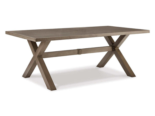 Beach Front Beige Outdoor Dining Table