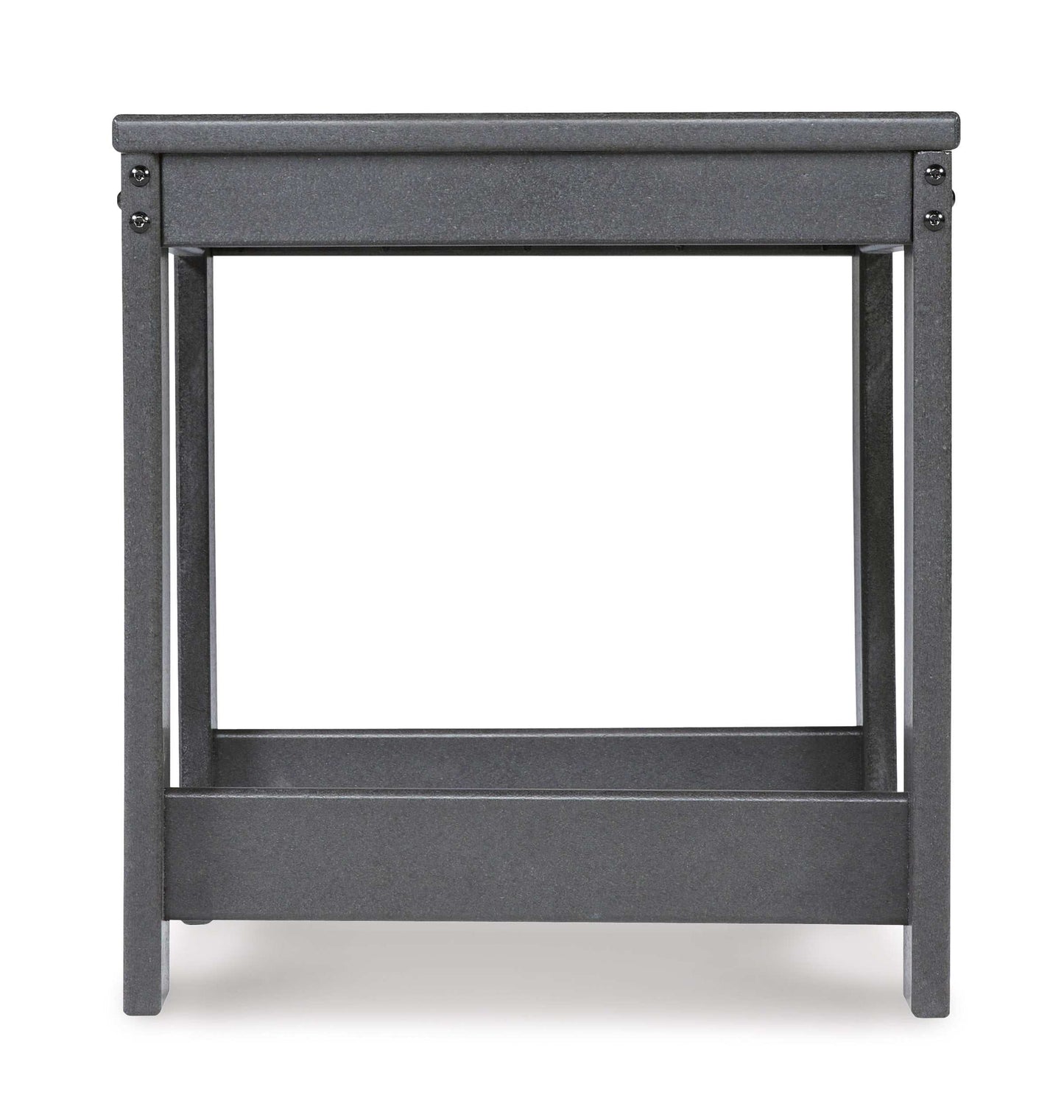 Amora Charcoal Gray Outdoor End Table