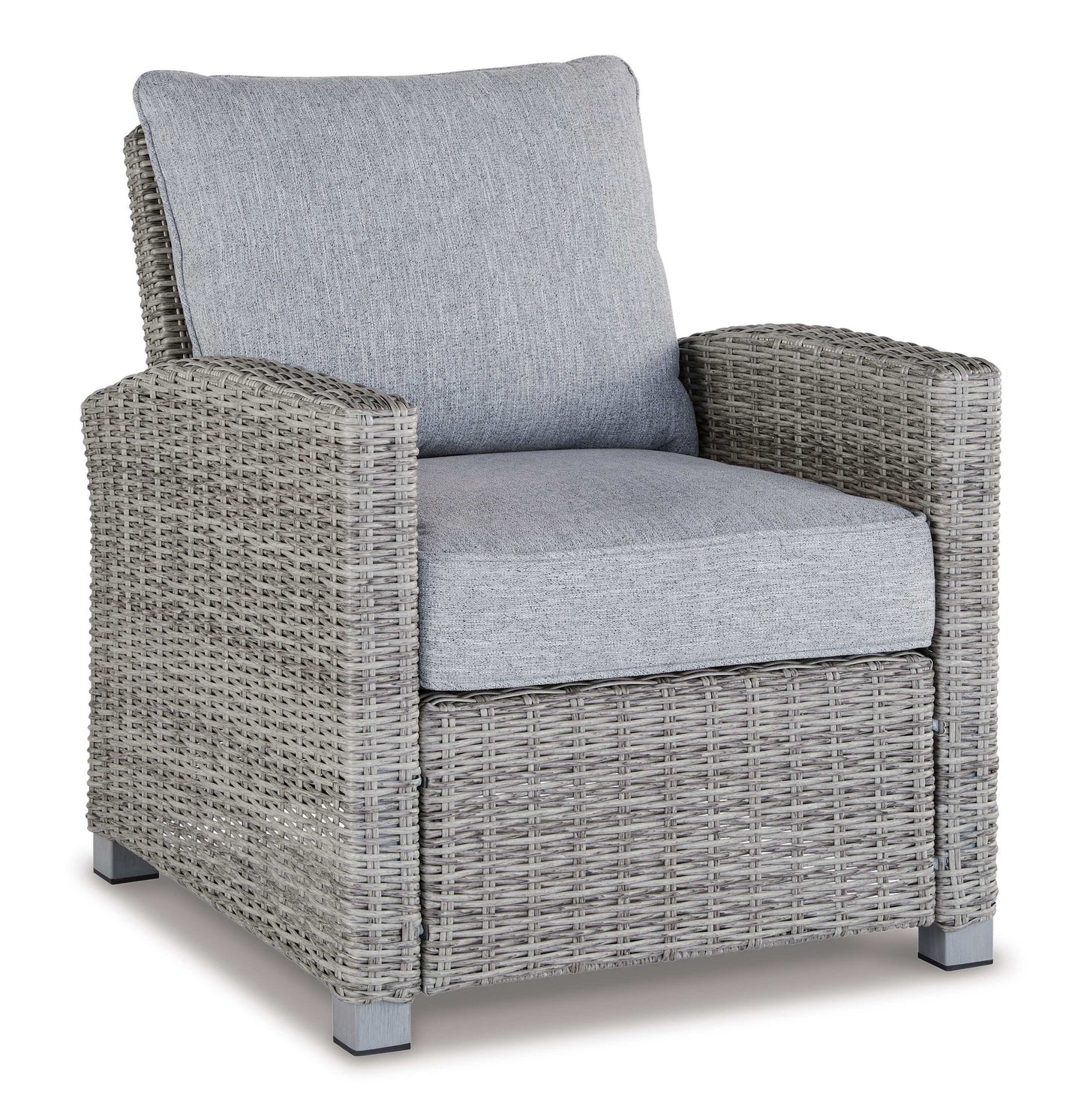 Naples Beach Light Gray Lounge Chair w/Cushion