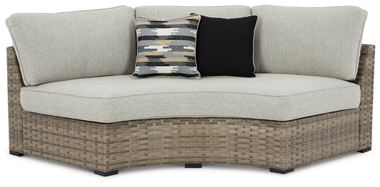 Calworth Beige 2-Piece Outdoor Sectional