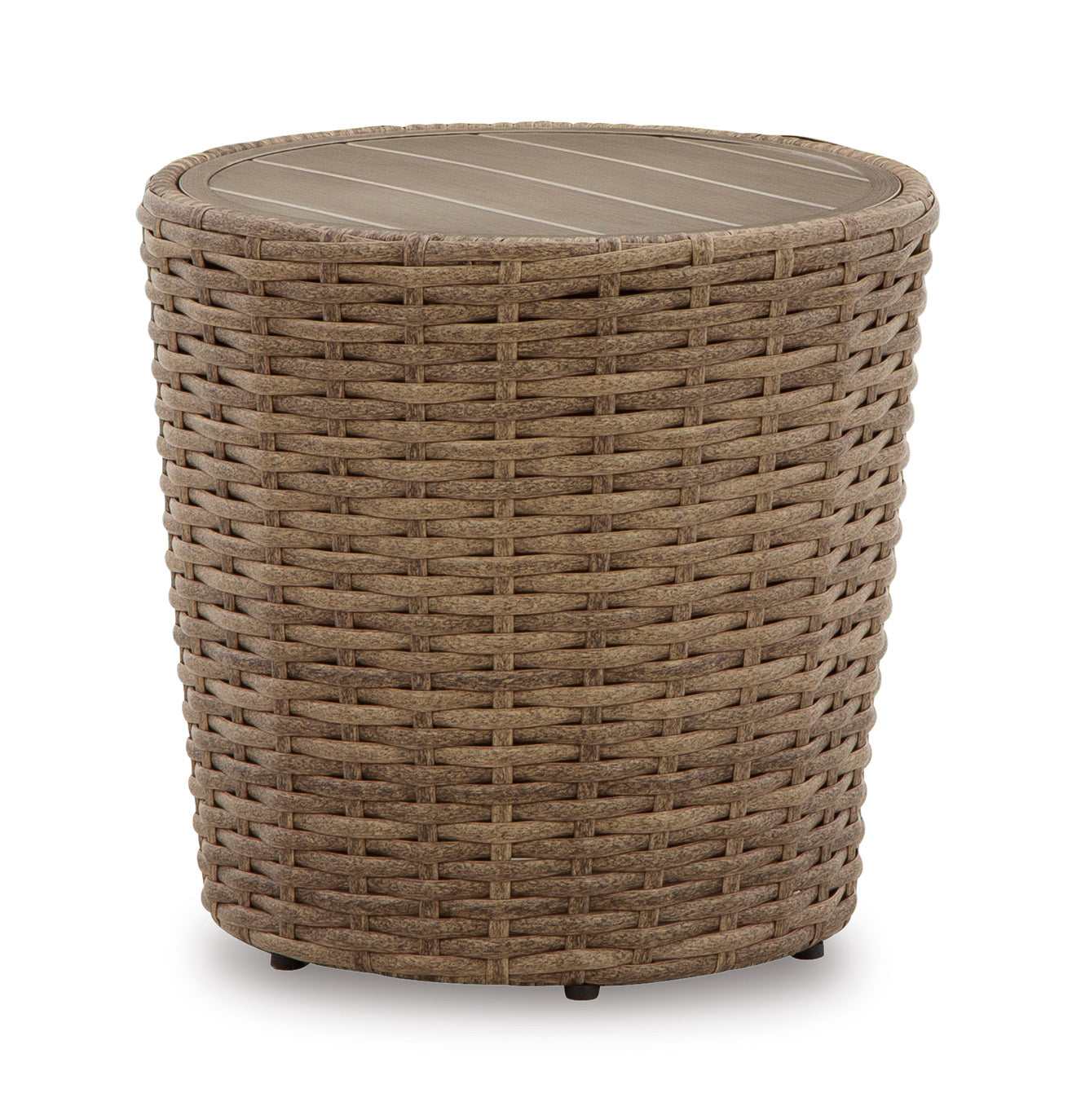 Sandy Bloom Beige Outdoor End Table