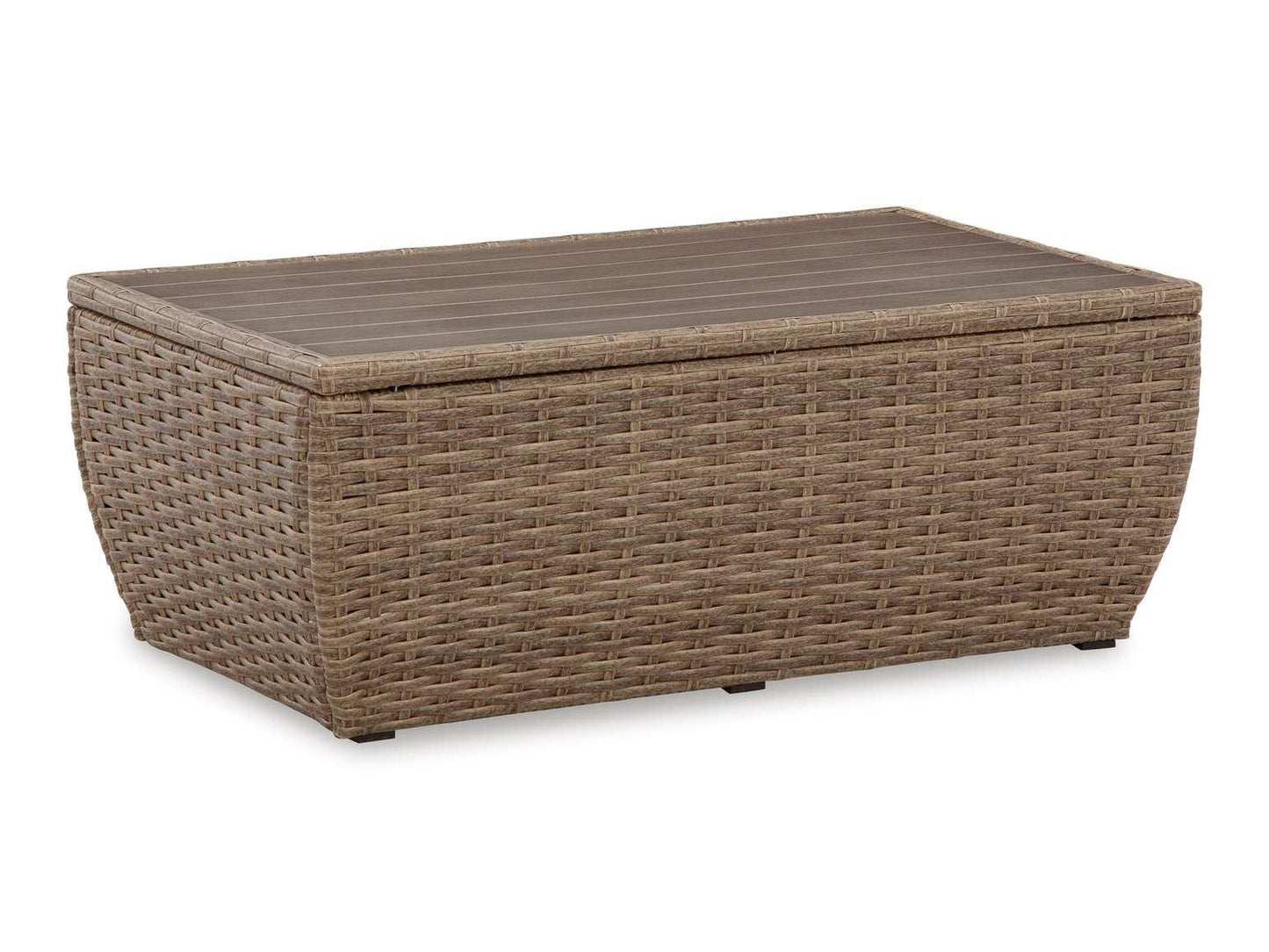 Sandy Bloom Beige Outdoor Coffee Table