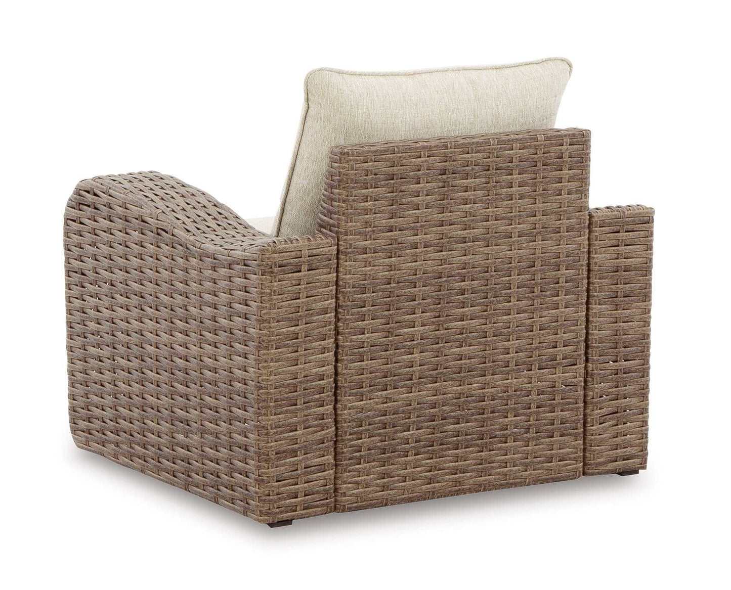 Sandy Bloom Beige Outdoor Lounge Chair