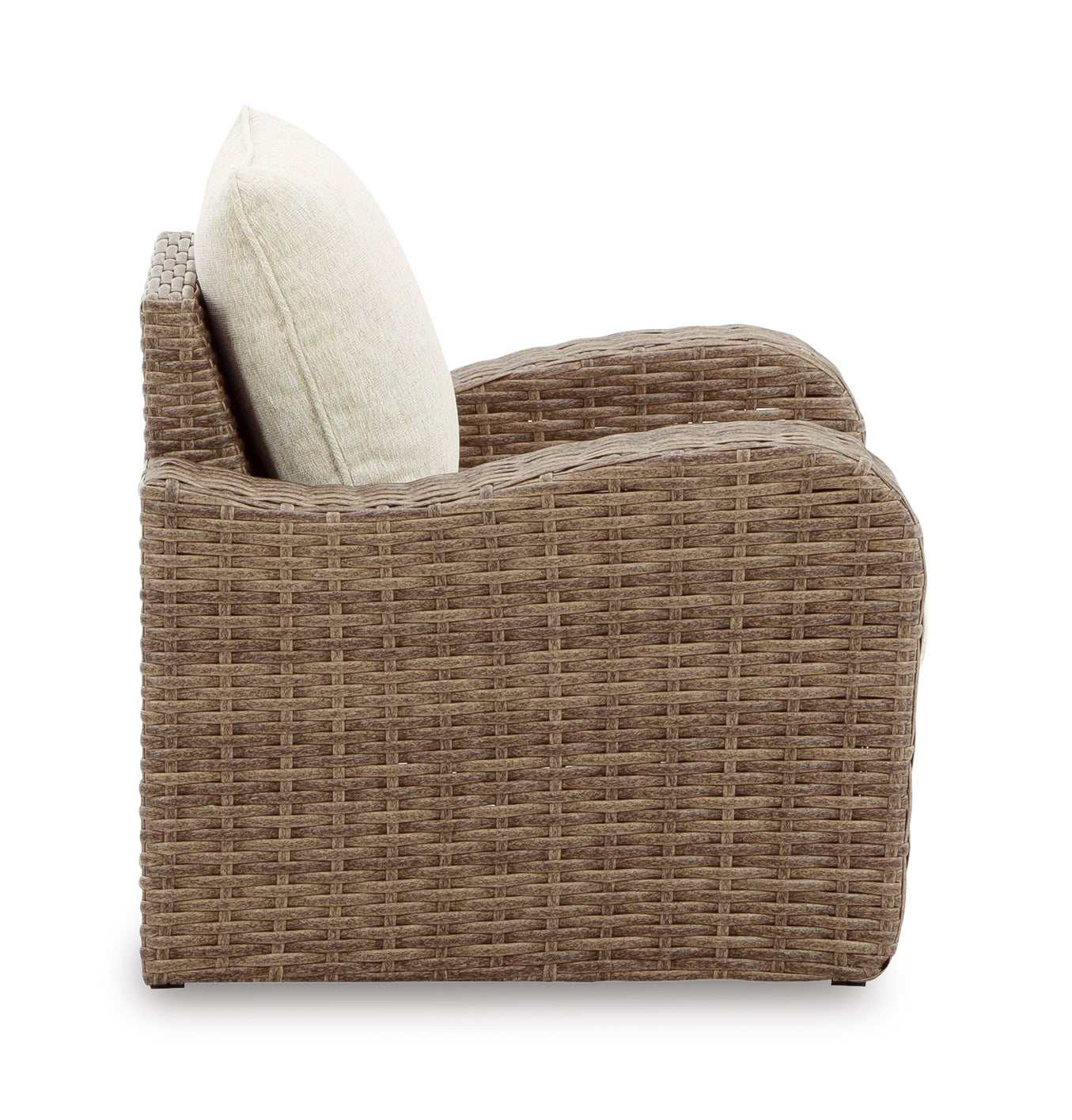 Sandy Bloom Beige Outdoor Lounge Chair