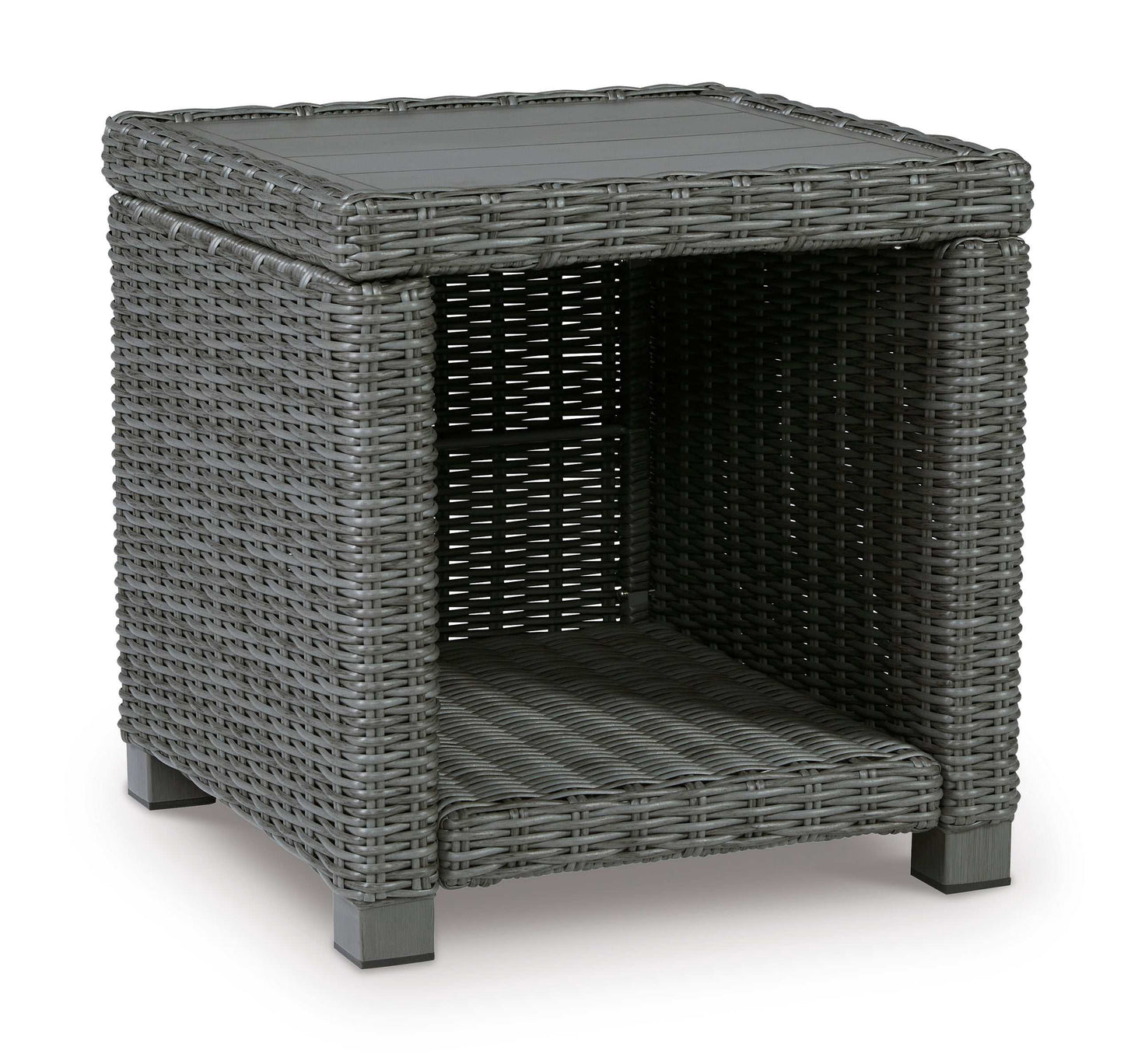 Elite Park Gray Outdoor End Table