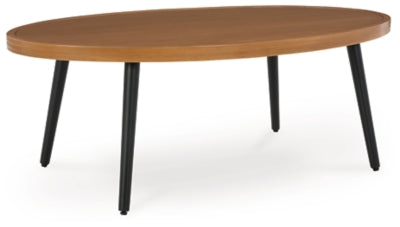 Horizon Hall Two-tone Brown Cocktail Table - Ornate Home