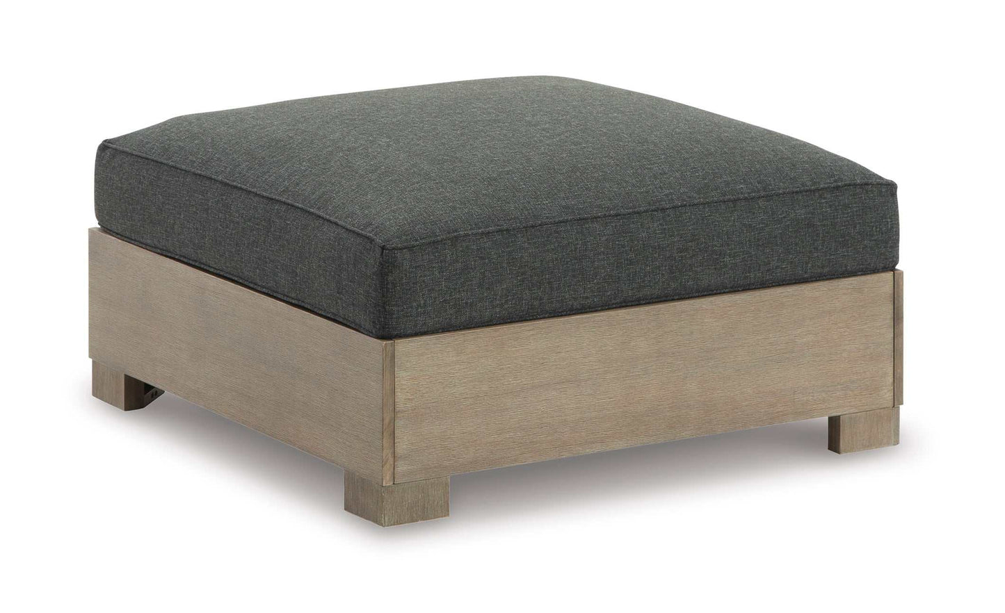 Citrine Park Brown & Charcoal Outdoor Ottoman