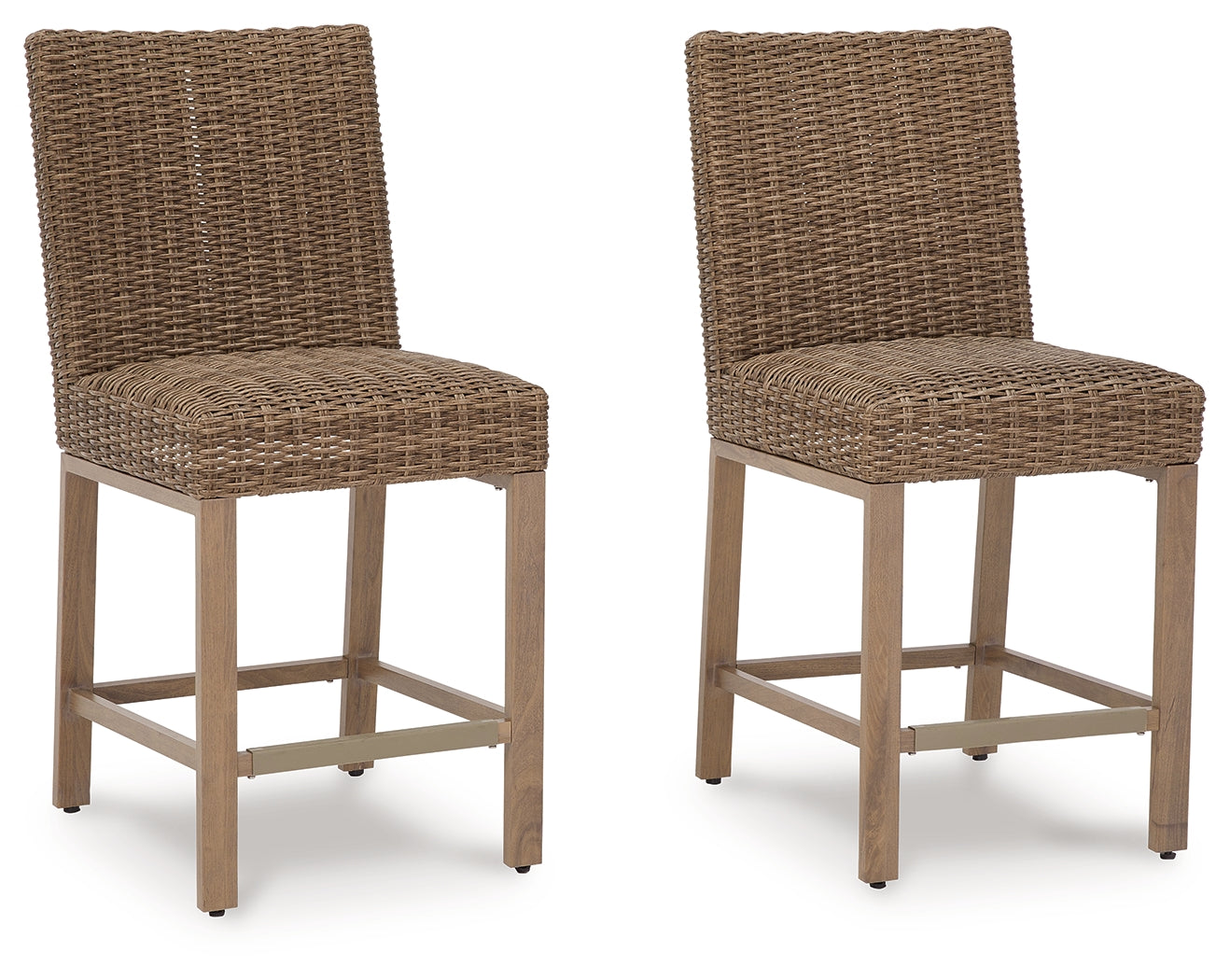 Walton Bridge Driftwood Outdoor Bar Stool (Set of 2)