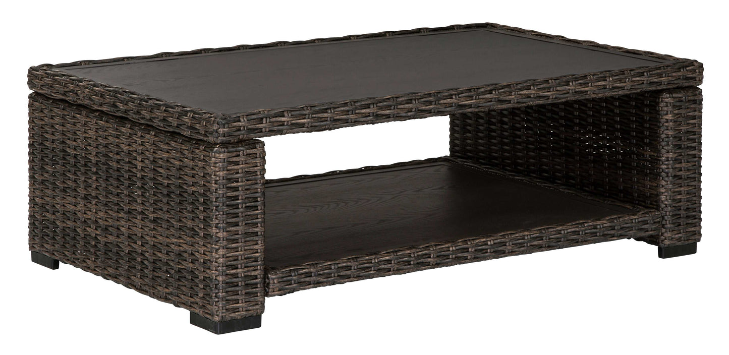 Grasson Lane Outdoor Occasional Table Set / 3pc