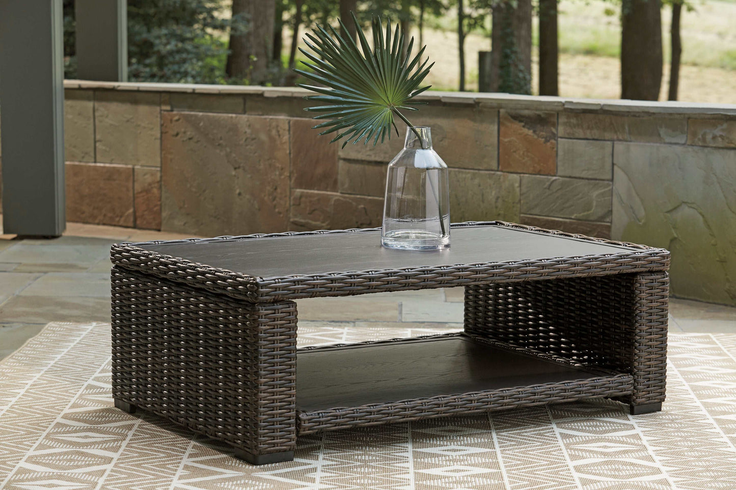 Grasson Lane Outdoor Occasional Table Set / 3pc