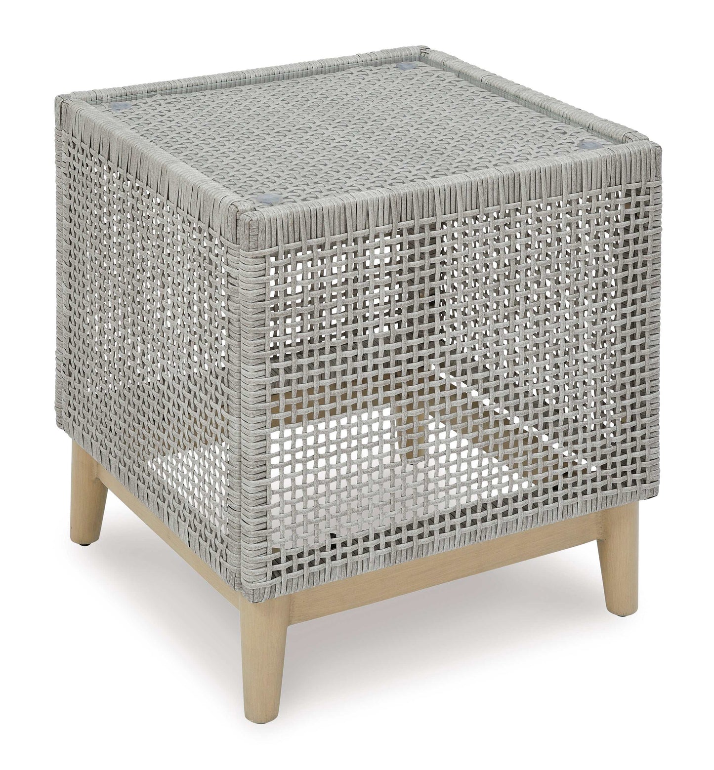 Seton Creek Gray Outdoor End Table