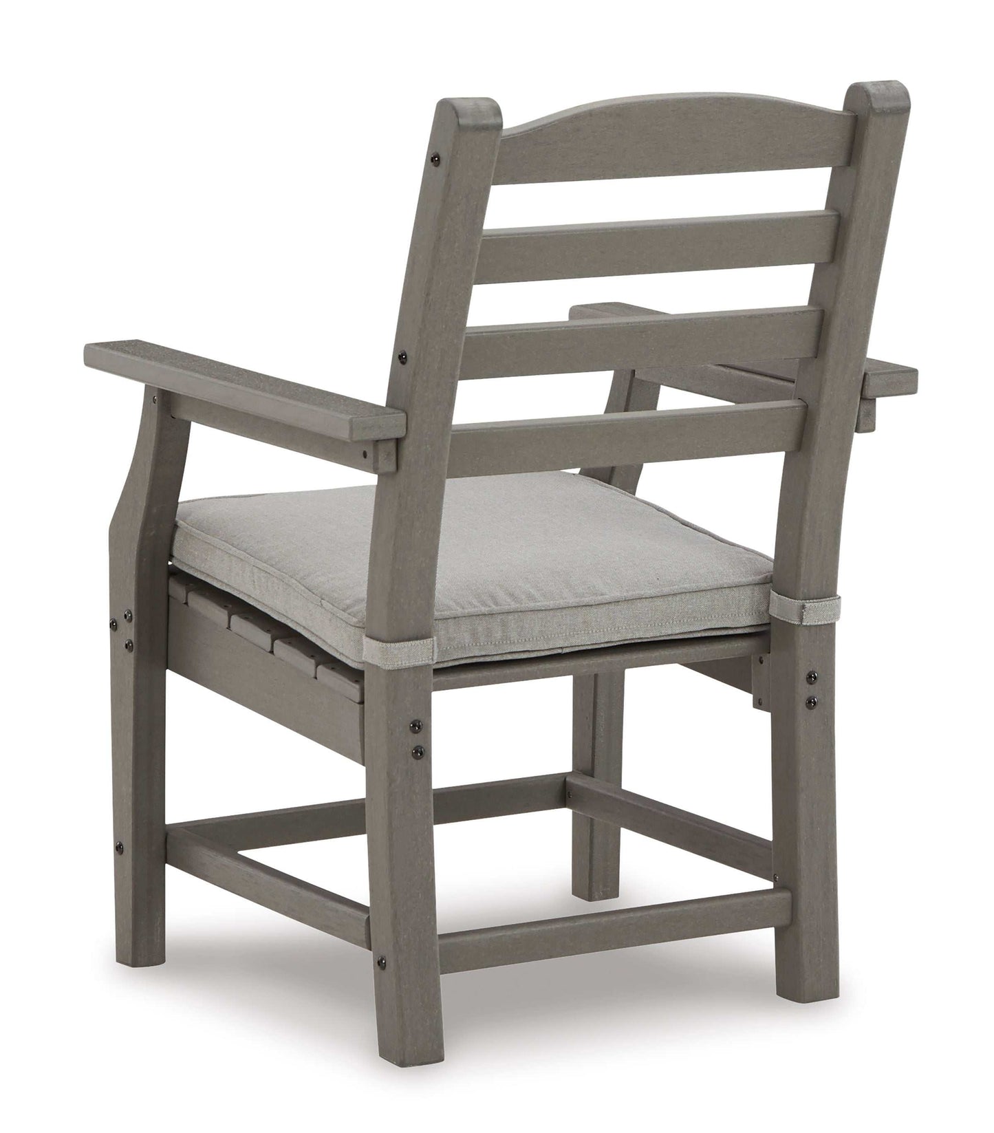 Visola Gray Outdoor Arm Chair w/ Cushion (Set of 2)