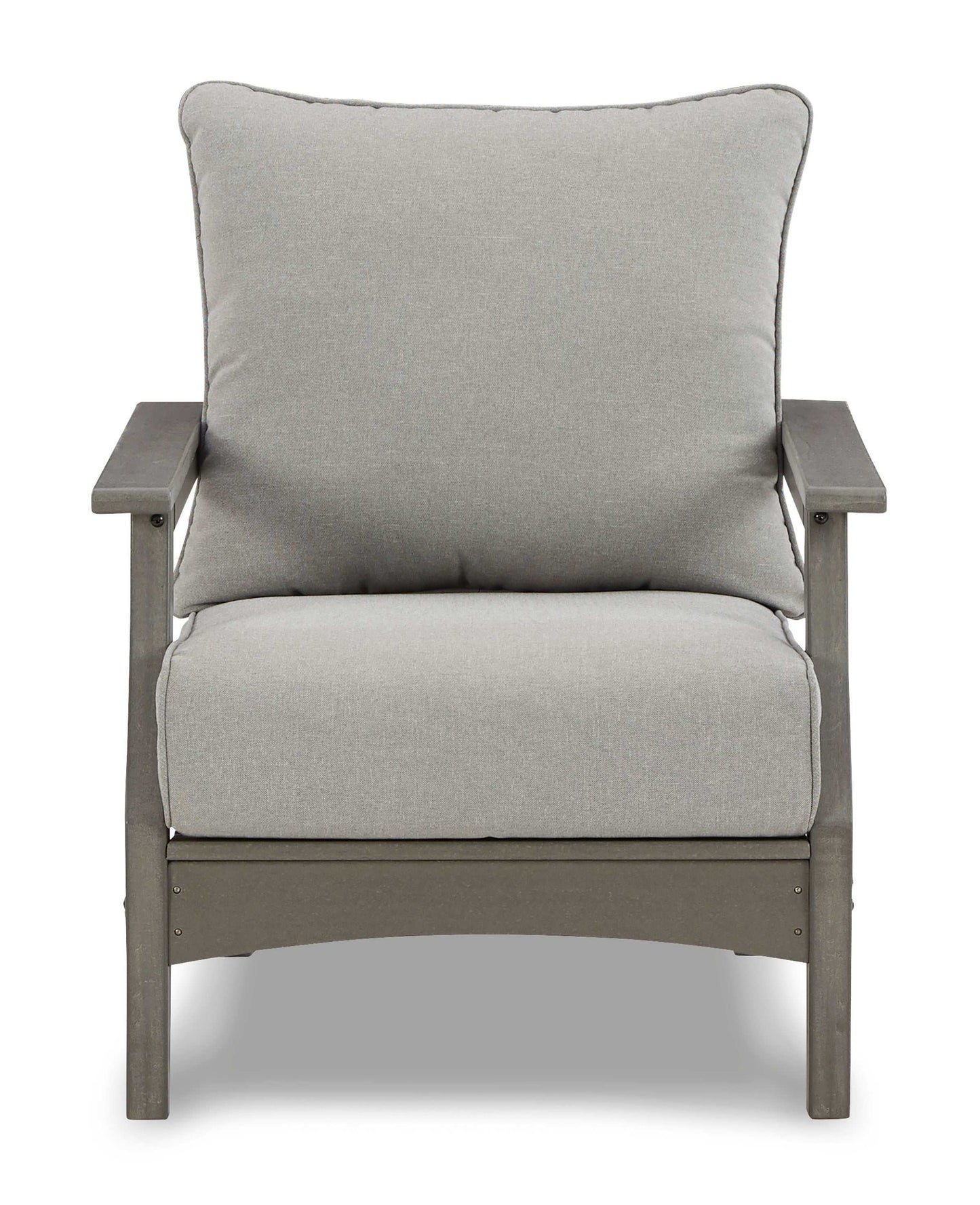 Visola Gray Outdoor Lounge Chair w/ Cushion (Set of 2)