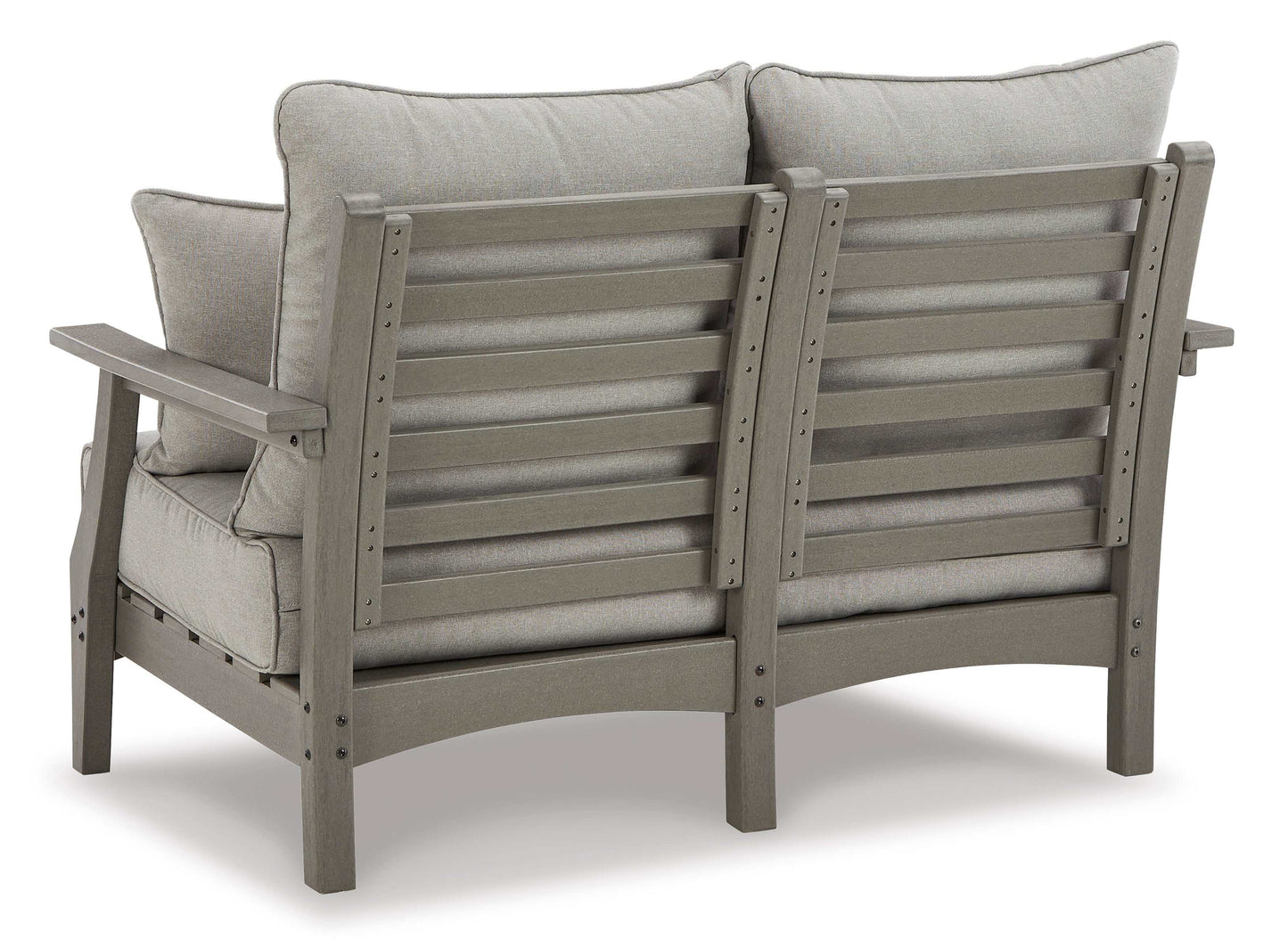 Visola Gray Outdoor Loveseat w/ Cushion