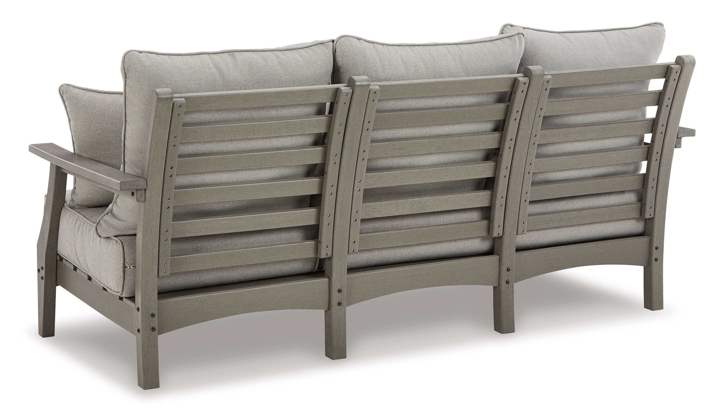 Visola Gray Outdoor Sofa w/ Cushion