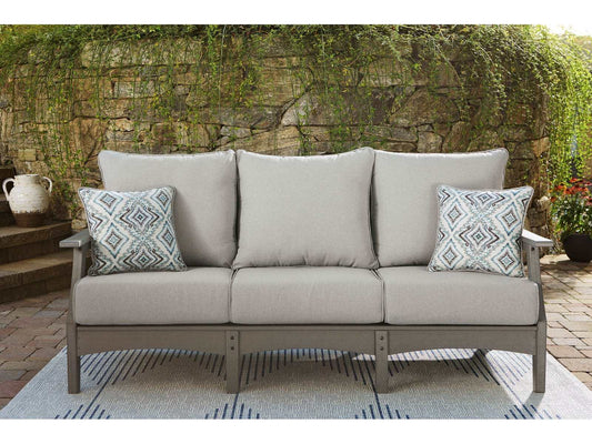 Visola Gray Outdoor Sofa w/ Cushion