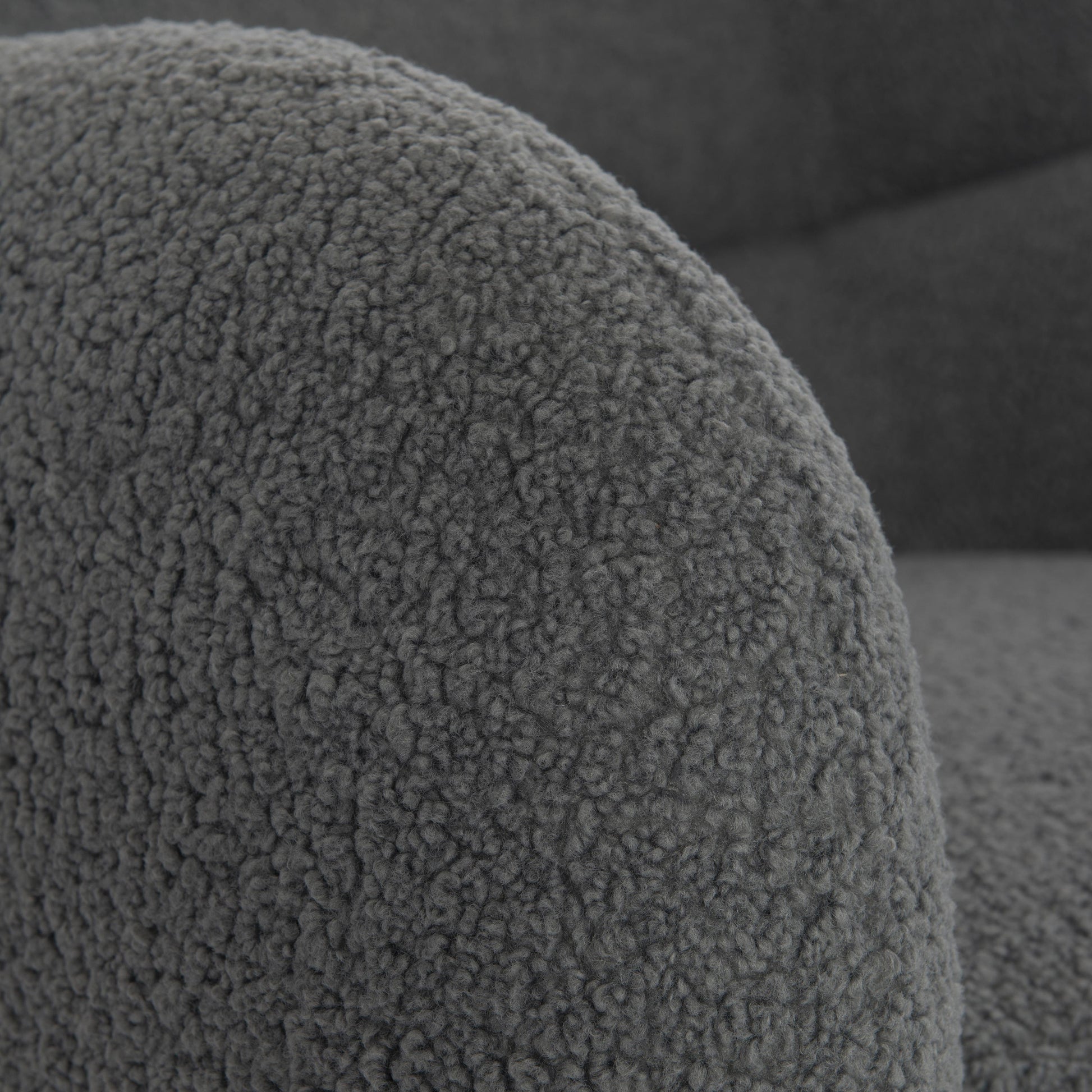 Pablo Grey Fabric Swivel Chair - Ornate Home
