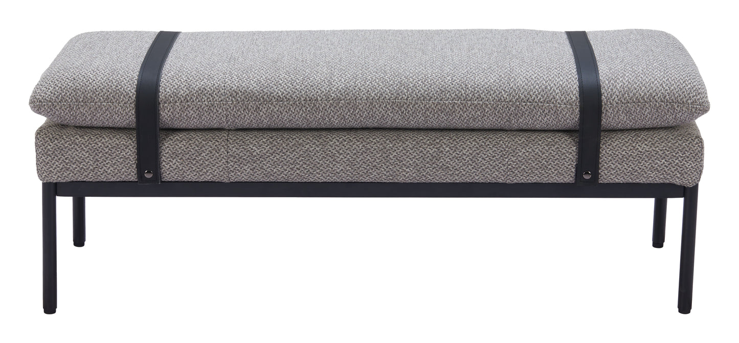 Padd Gray Bench - Ornate Home