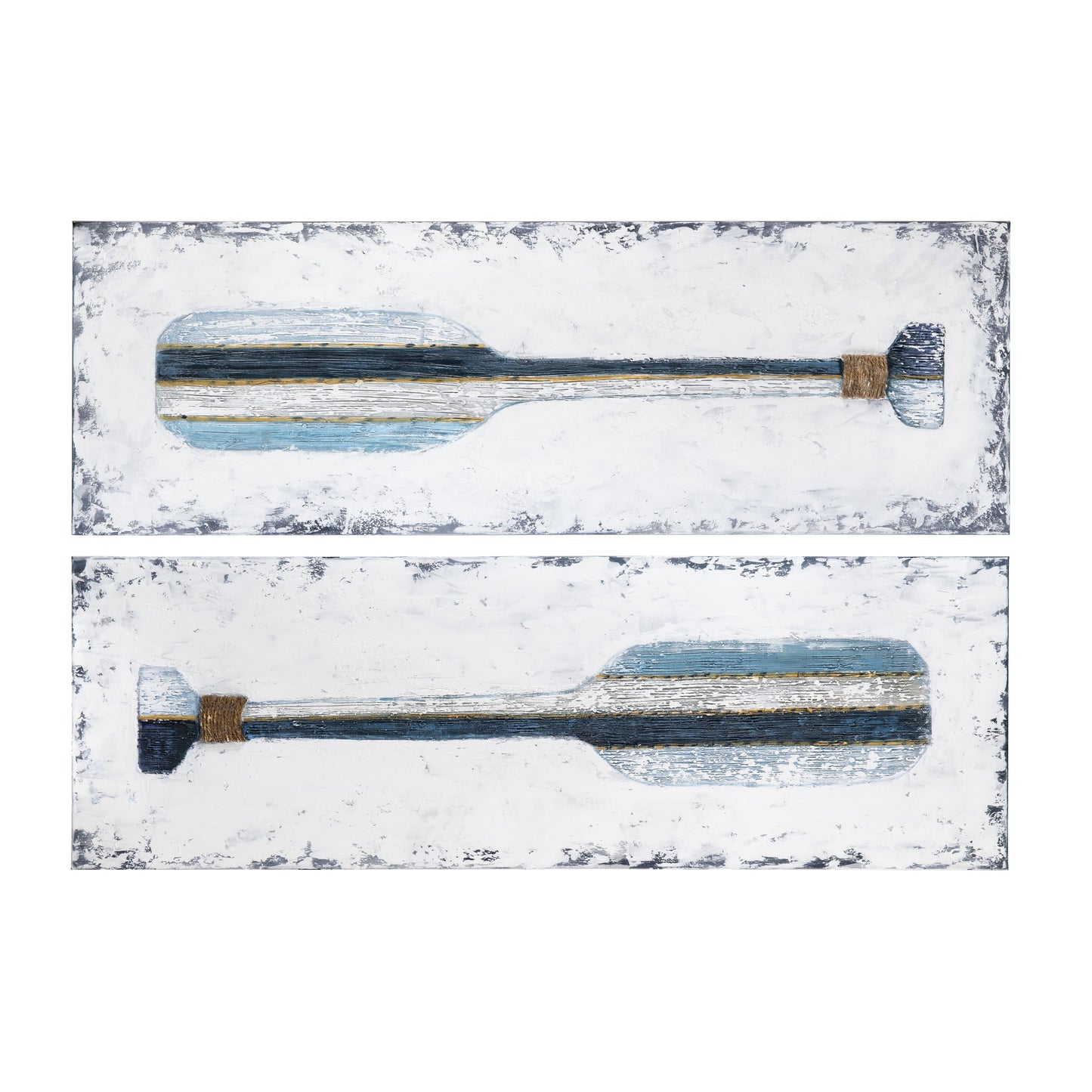 Paddles Up Blue/White Canvas - Ornate Home