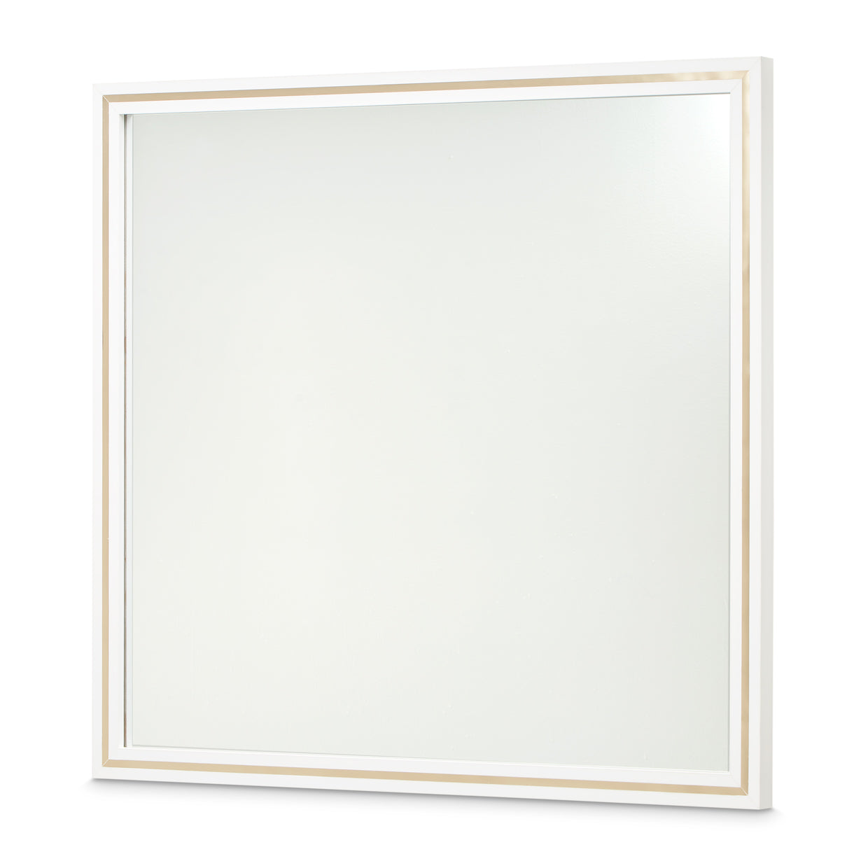 Palm Gate Cloud White Wall Mirror - Ornate Home