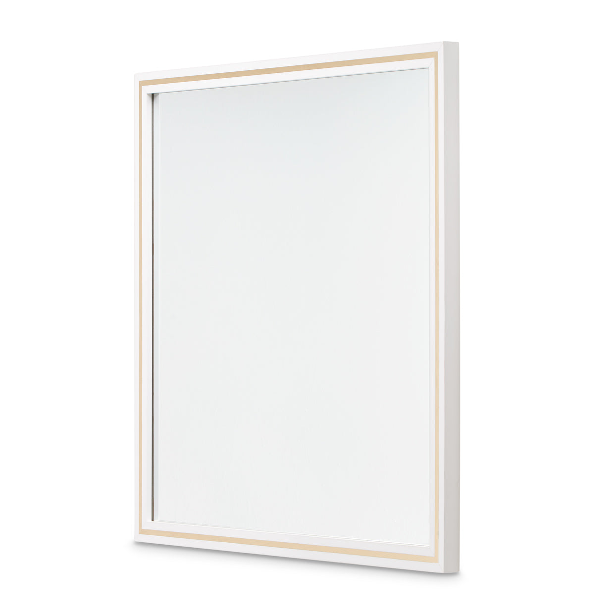 Palm Gate Cloud White Wall Mirror - Ornate Home