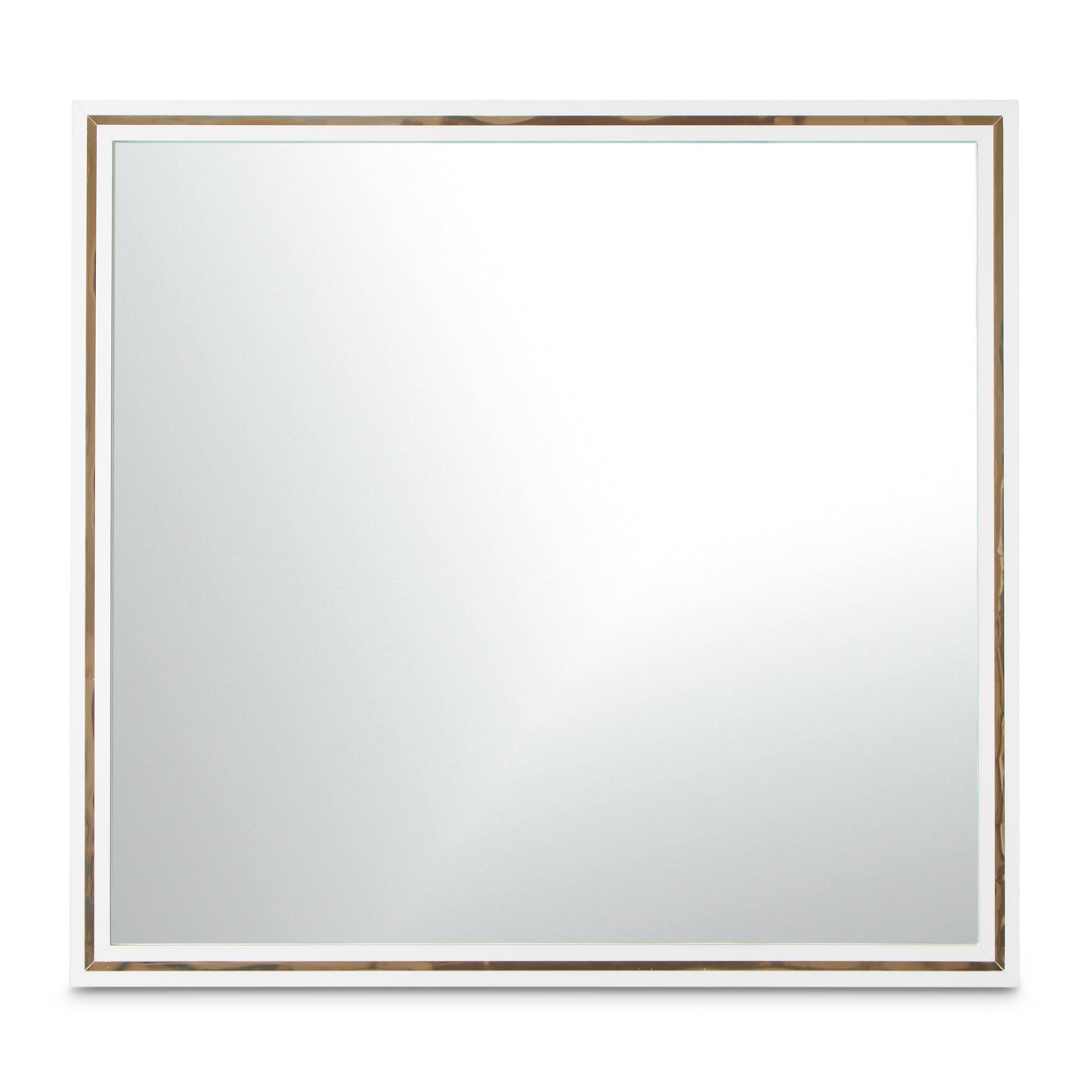 Palm Gate Cloud White Wall Mirror - Ornate Home