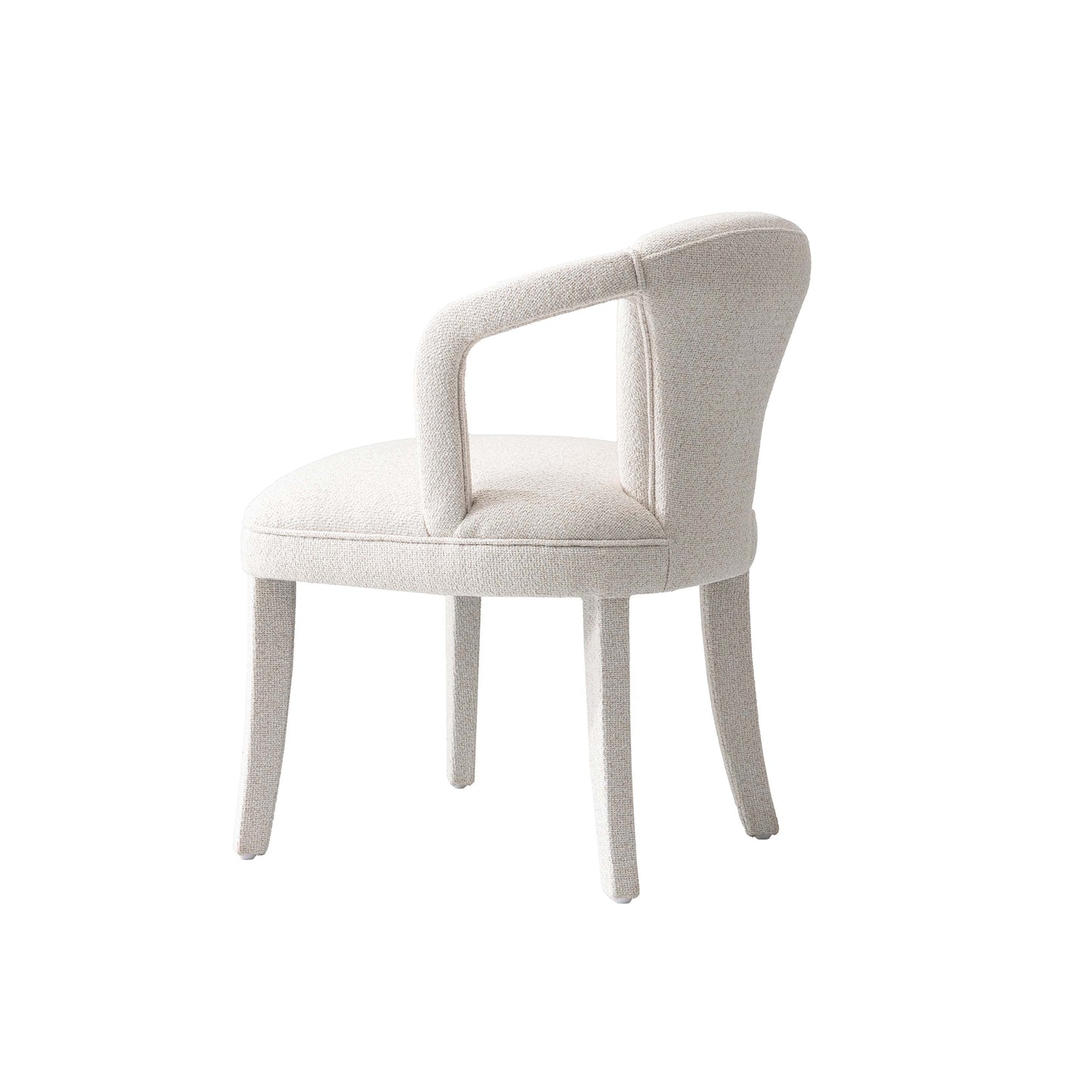 Palmer Dining Armchair in Ivory - Ornate Home