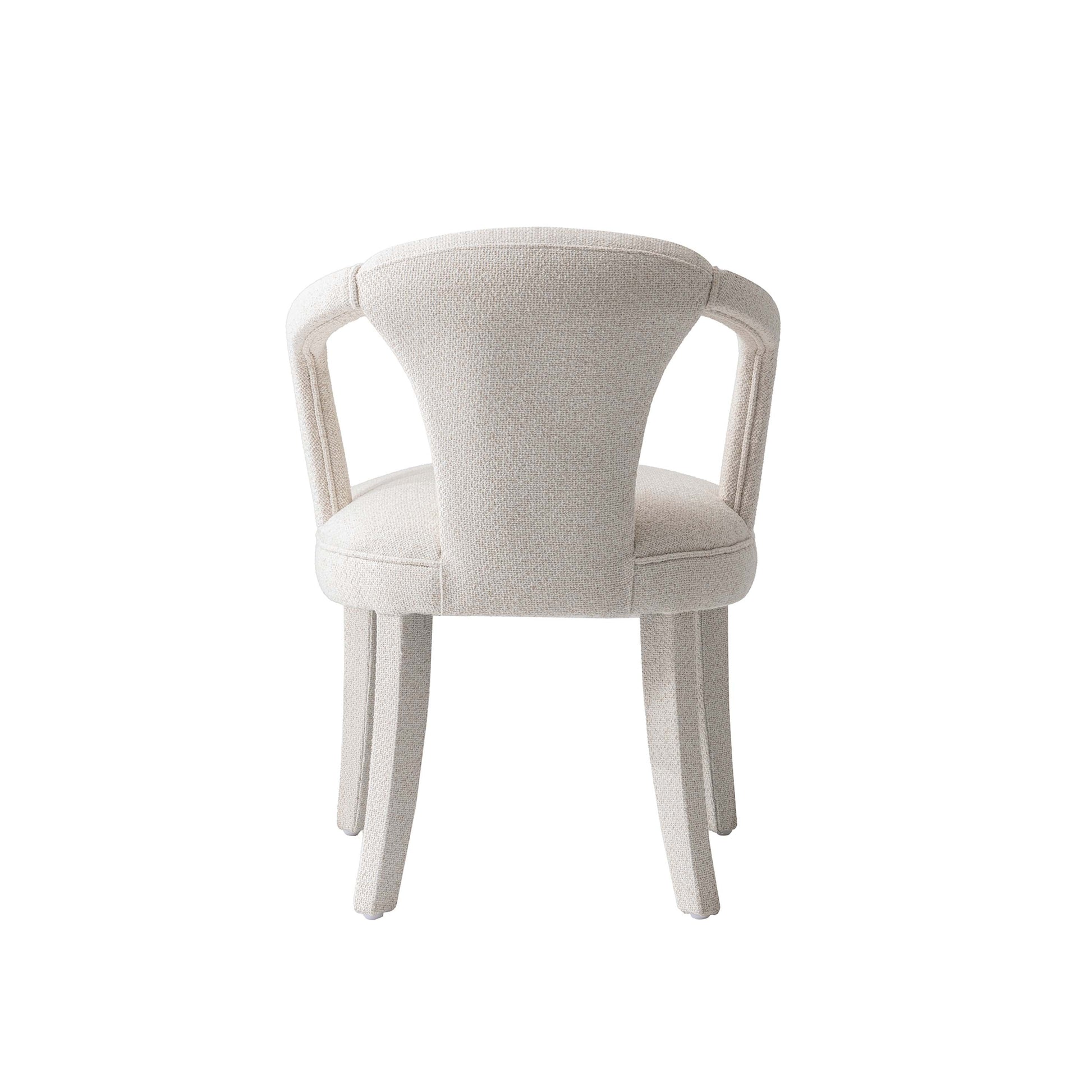 Palmer Dining Armchair in Ivory (set of 2) - Ornate Home
