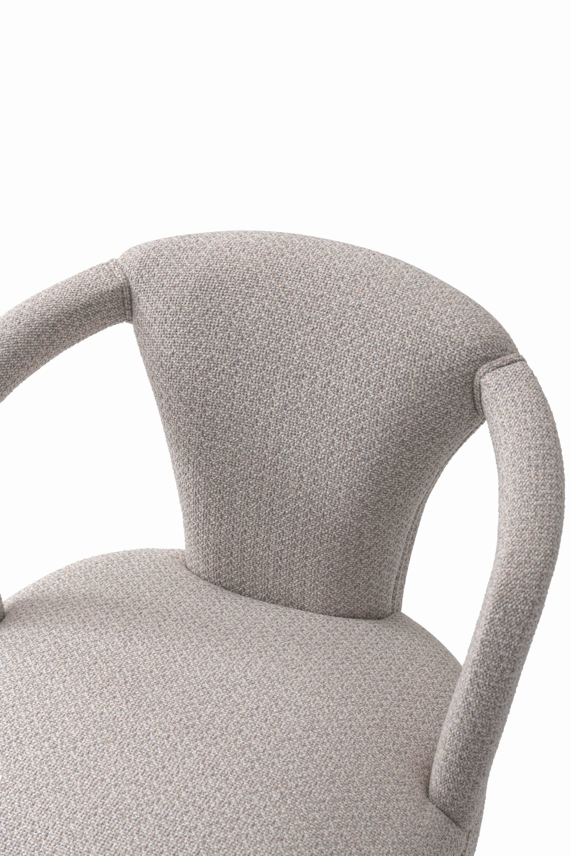 Palmer Dining Armchair in Silver Lining - Ornate Home