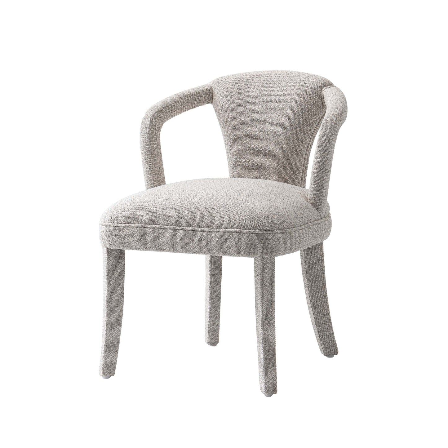 Palmer Dining Armchair in Silver Lining (set of 2) - Ornate Home