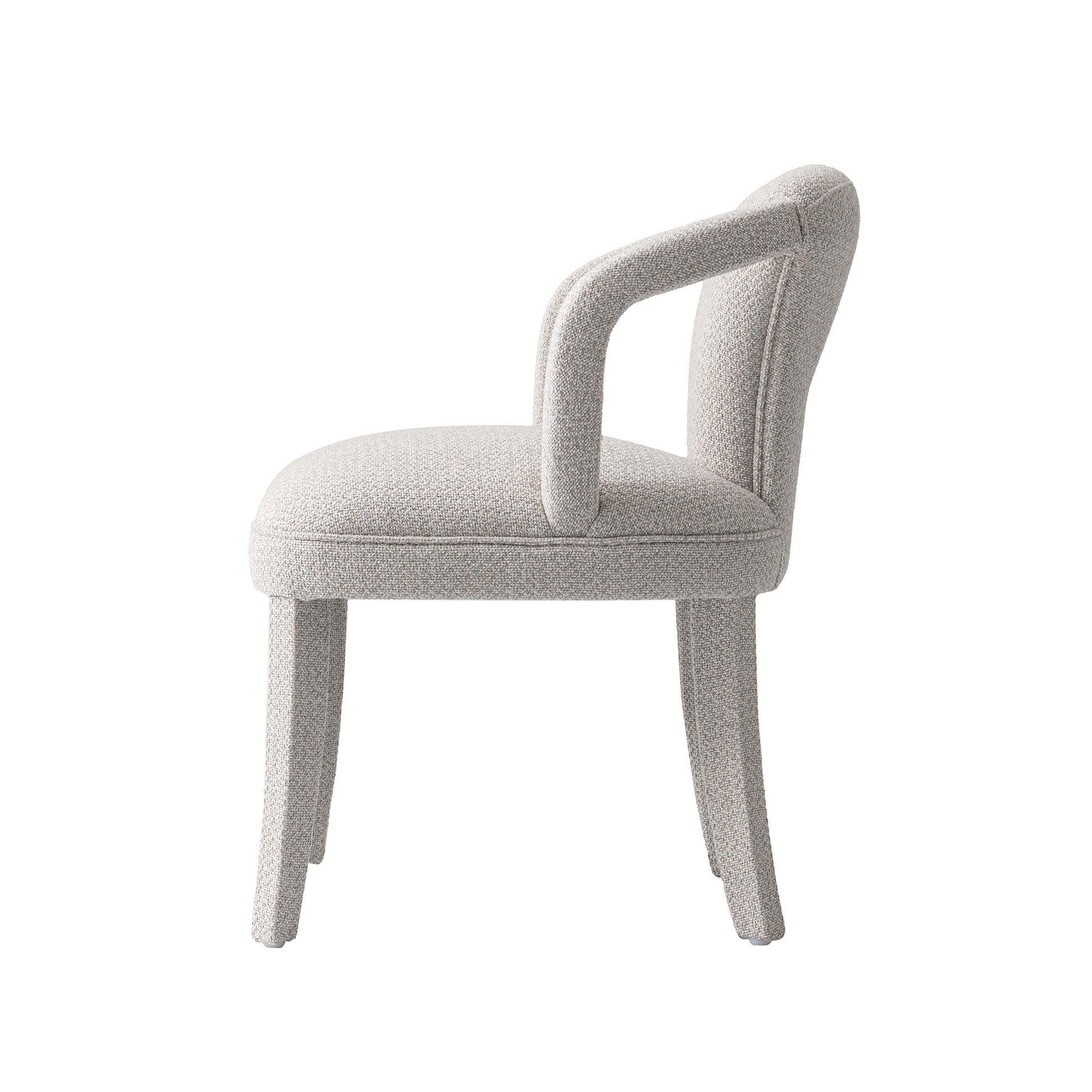 Palmer Dining Armchair in Silver Lining (set of 2) - Ornate Home
