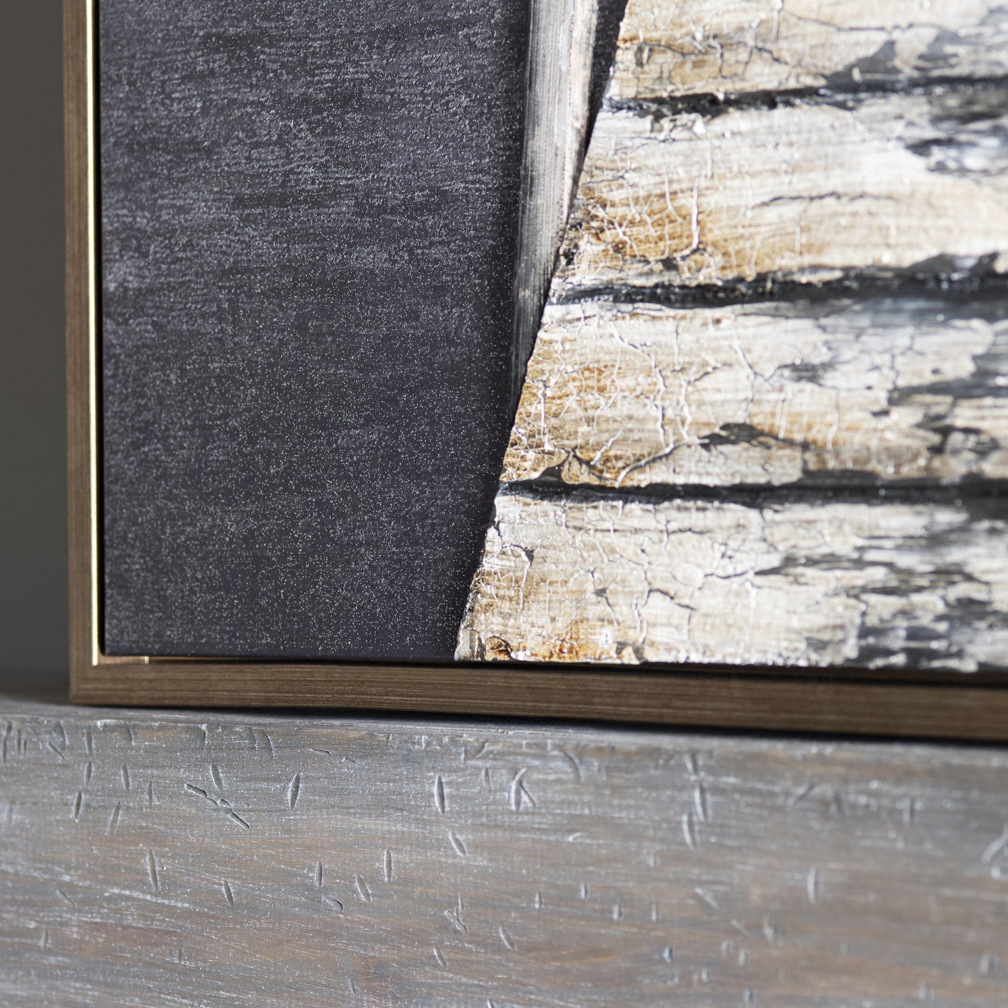 Palmer Gray/White Canvas - Ornate Home