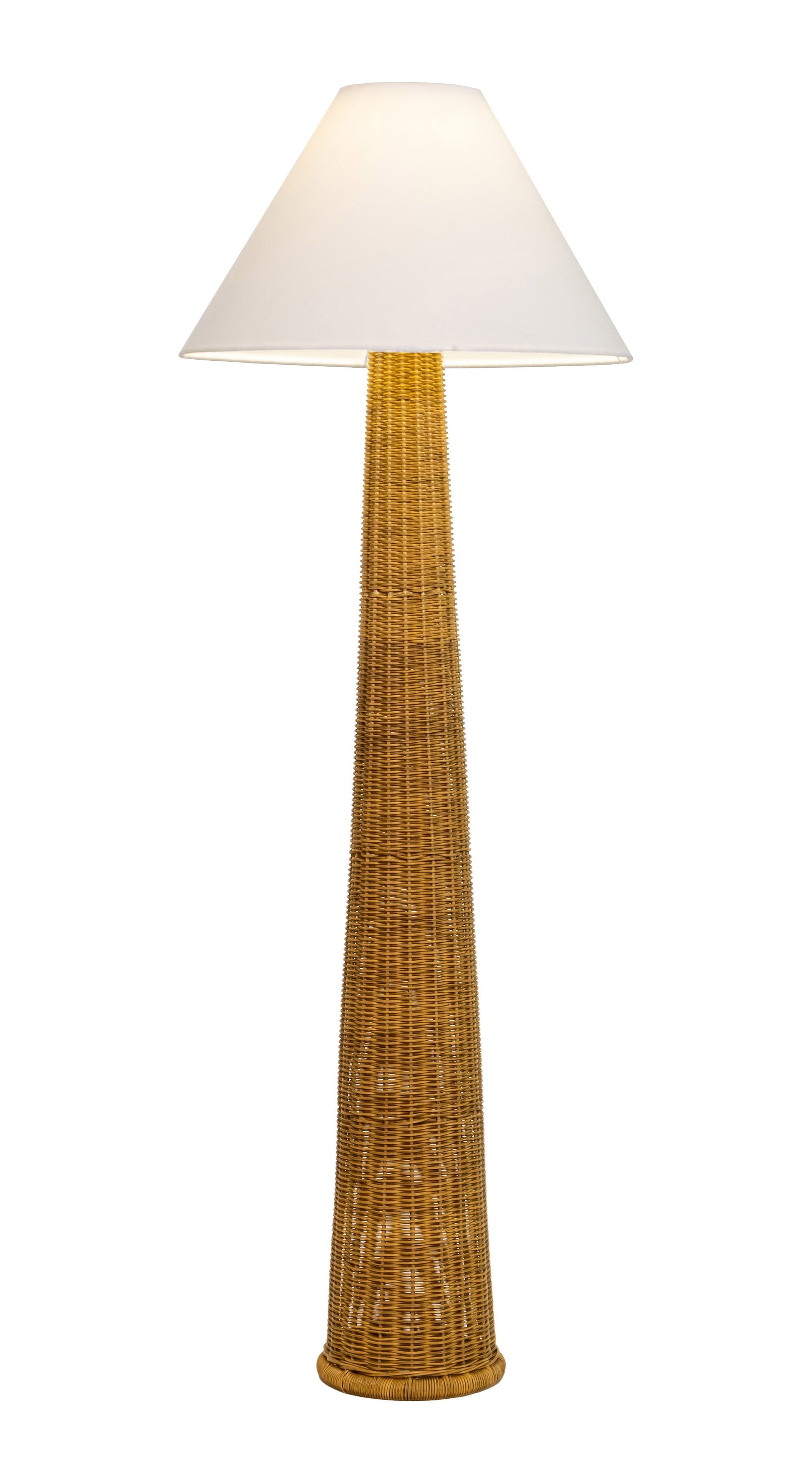 Palmia Natural Solar Floor Lamp - Ornate Home