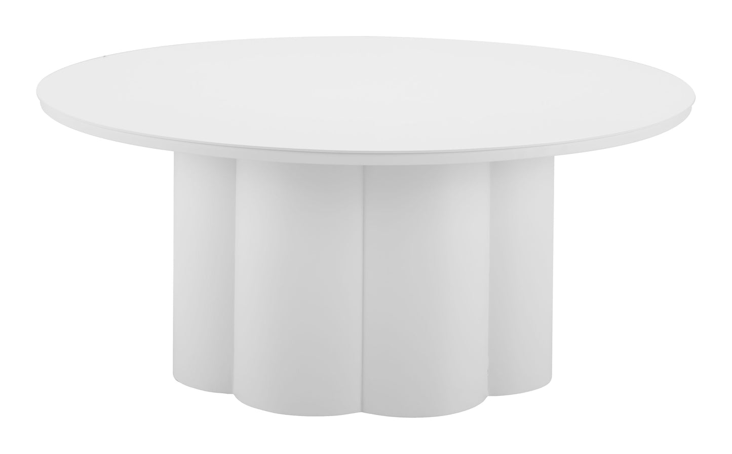 Palmier White Outdoor Coffee Table - Ornate Home