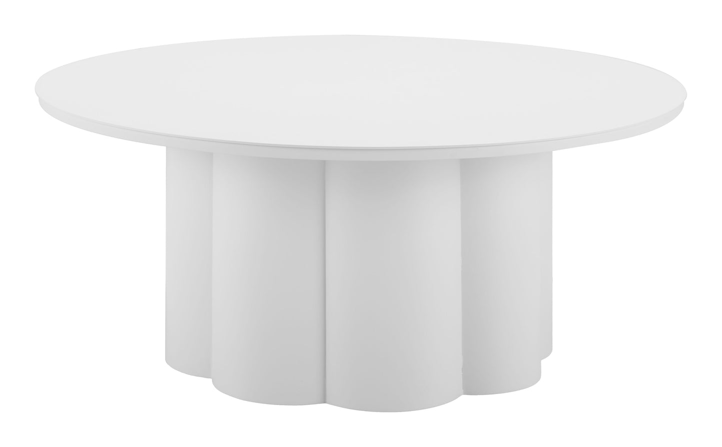Palmier White Outdoor Coffee Table - Ornate Home