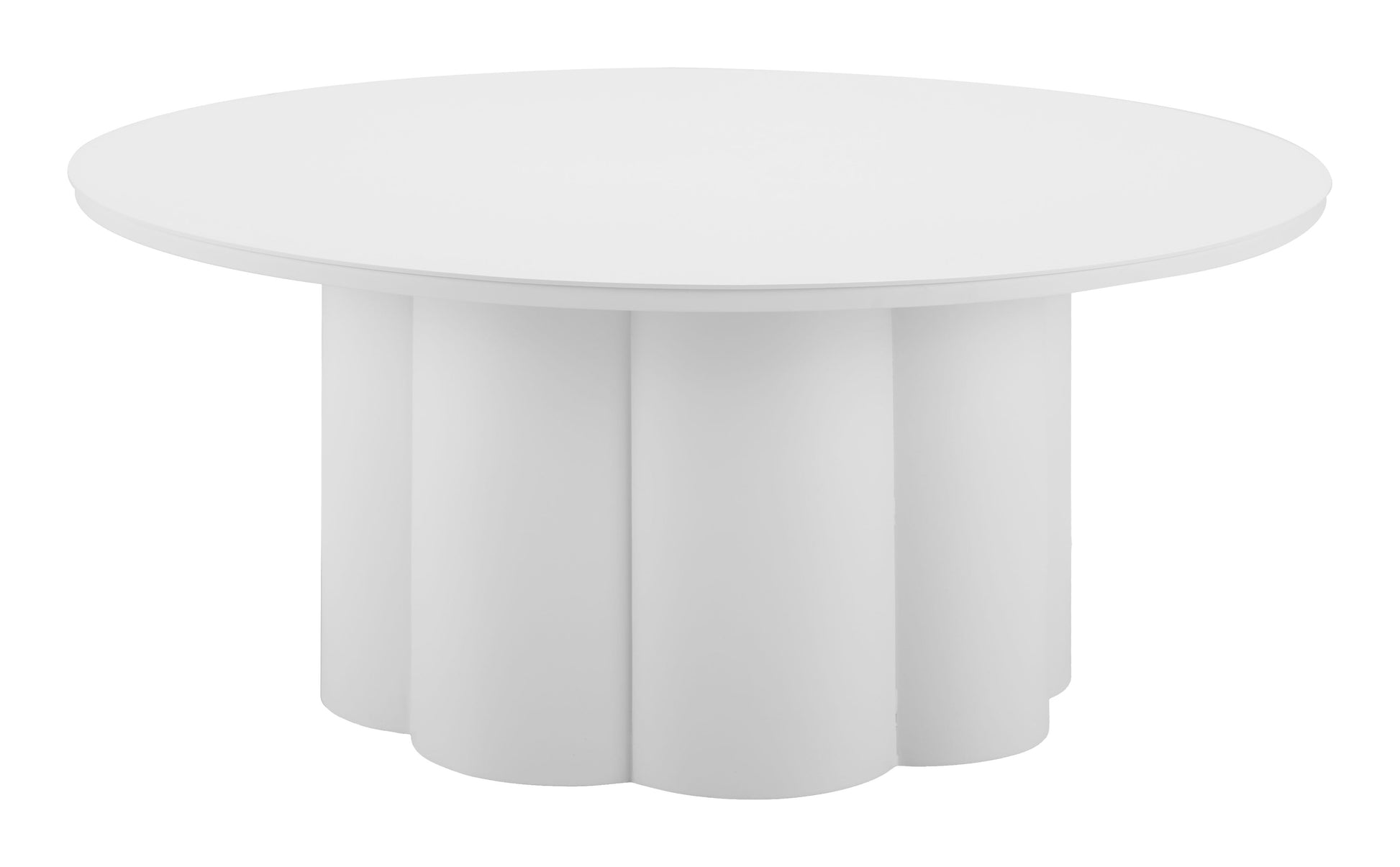 Palmier White Outdoor Coffee Table - Ornate Home