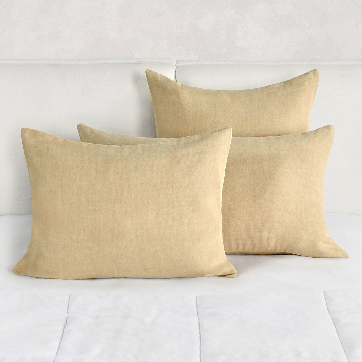 Paloma Ochre Hemp Duvet Collection - Ornate Home