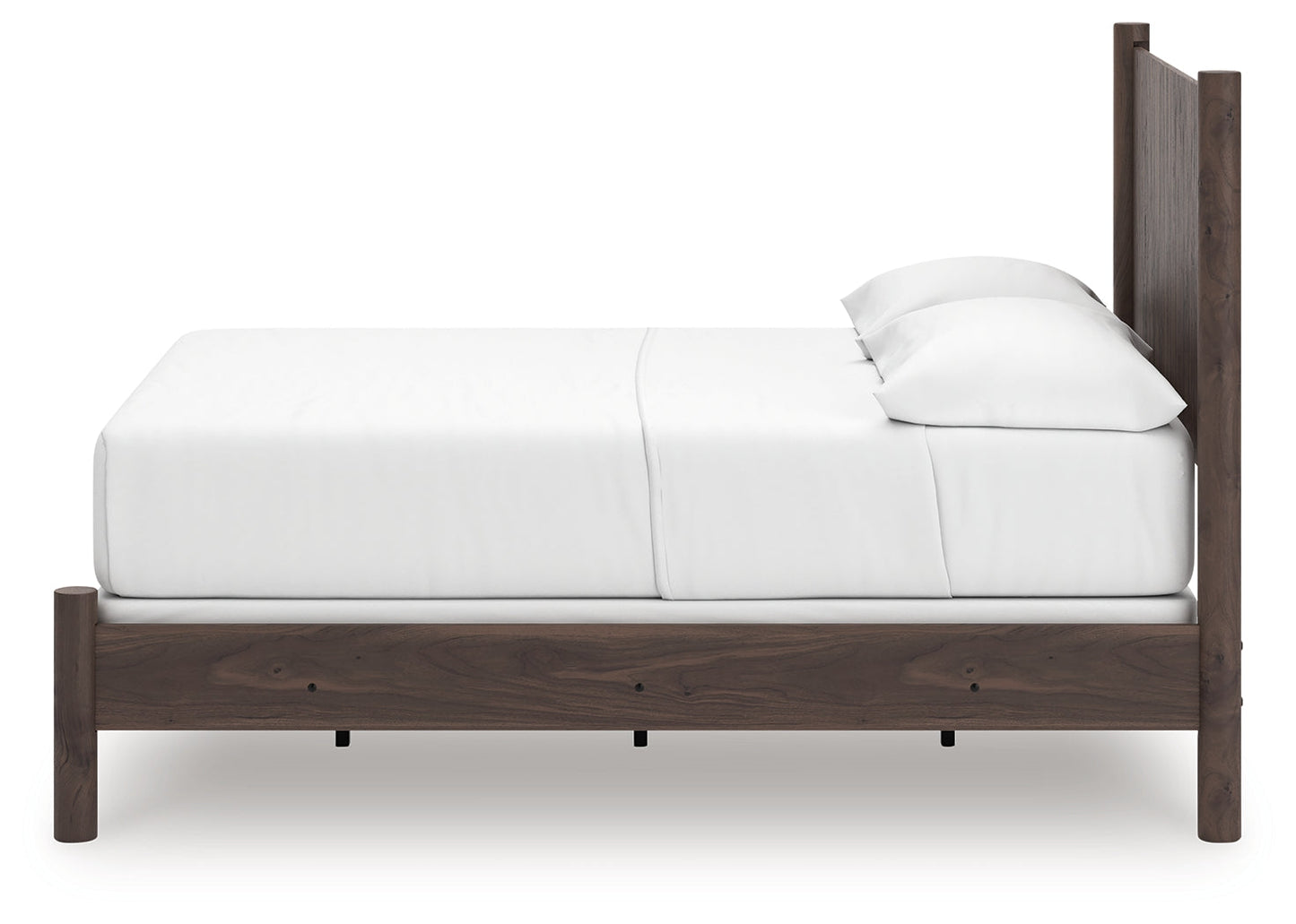 Pamytta Brown Full Panel Bed- Viva Furn