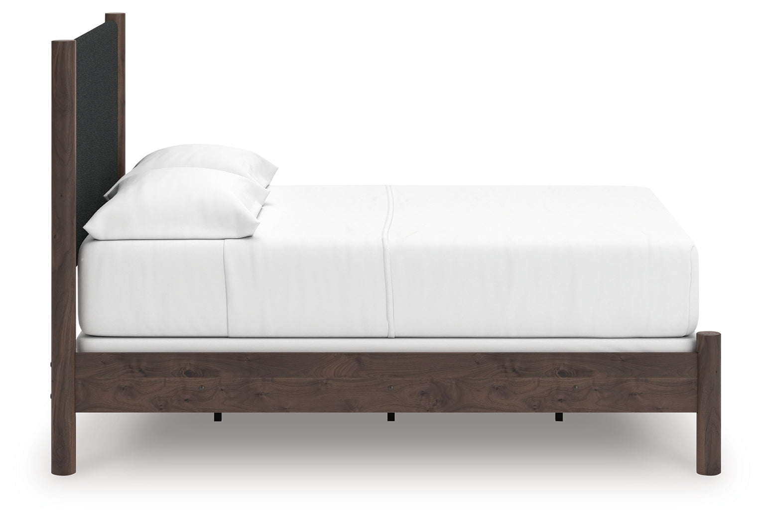 Pamytta Brown Full Upholstered Panel Bed- Viva Furn