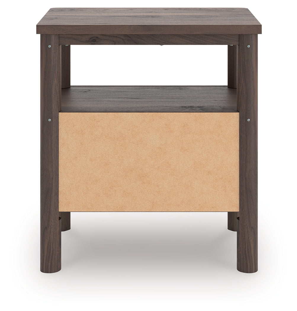 Pamytta Brown One Drawer Night Stand- Viva Furn