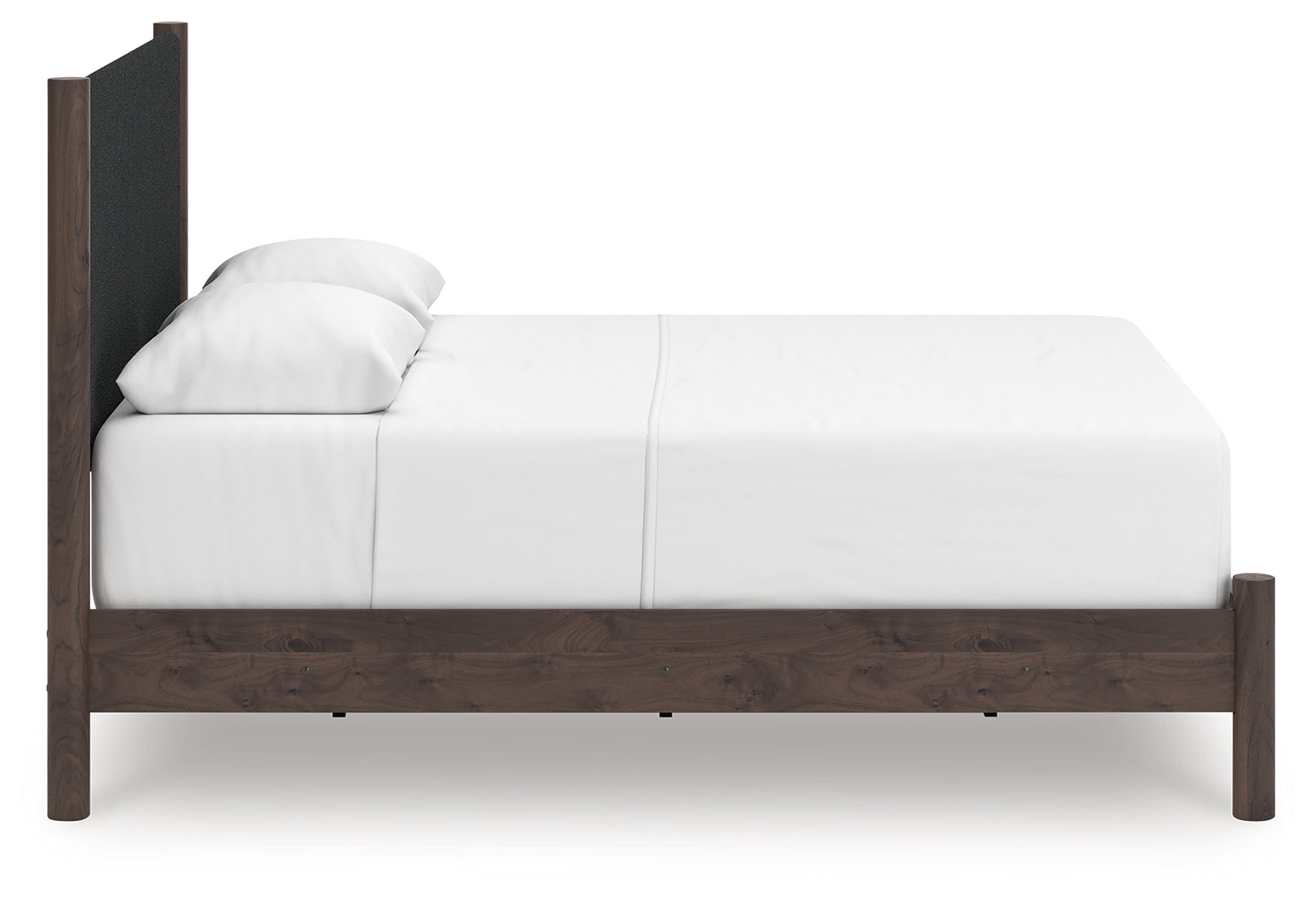 Pamytta Brown Queen Upholstered Panel Bed- Viva Furn