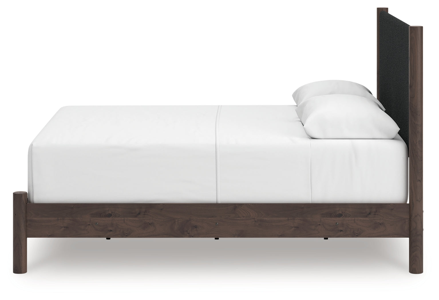 Pamytta Brown Queen Upholstered Panel Bed- Viva Furn