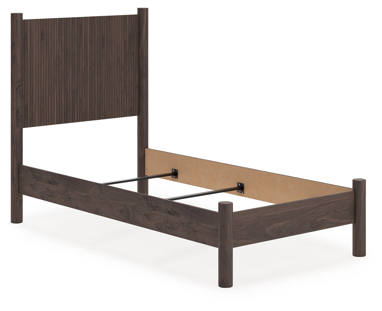 Pamytta Brown Twin Panel Bed- Viva Furn