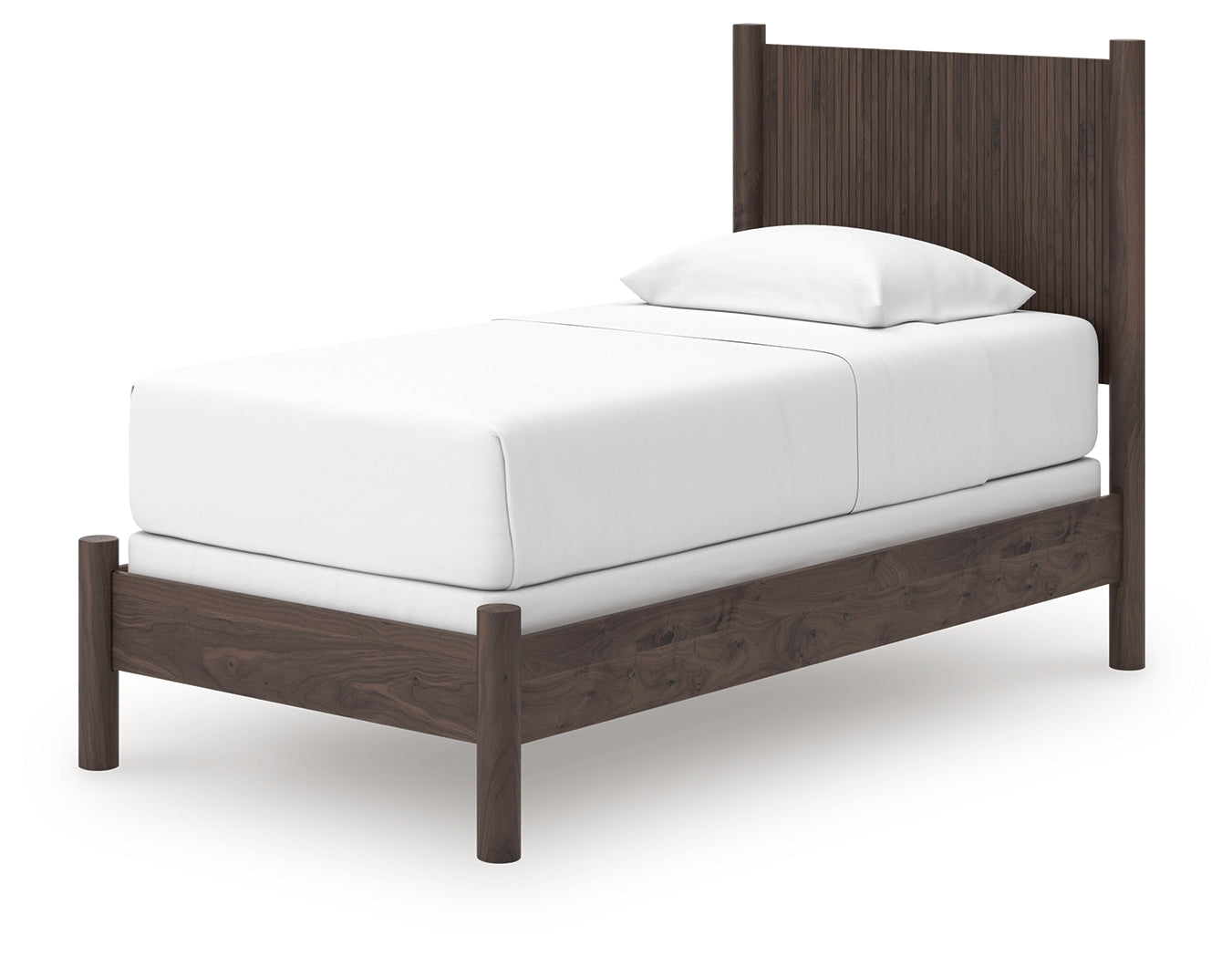 Pamytta Brown Twin Panel Bed- Viva Furn