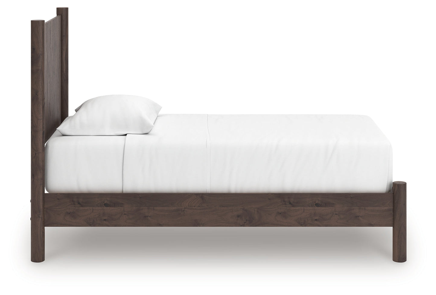 Pamytta Brown Twin Panel Platform Bed- Viva Furn